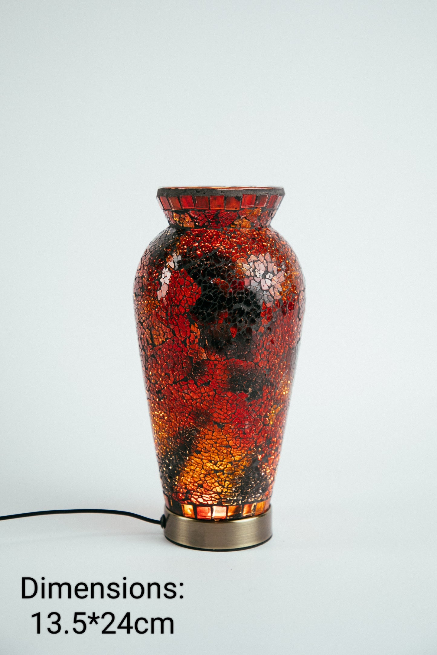 Mosaic Flower Vase Style 1 (12 Colours)