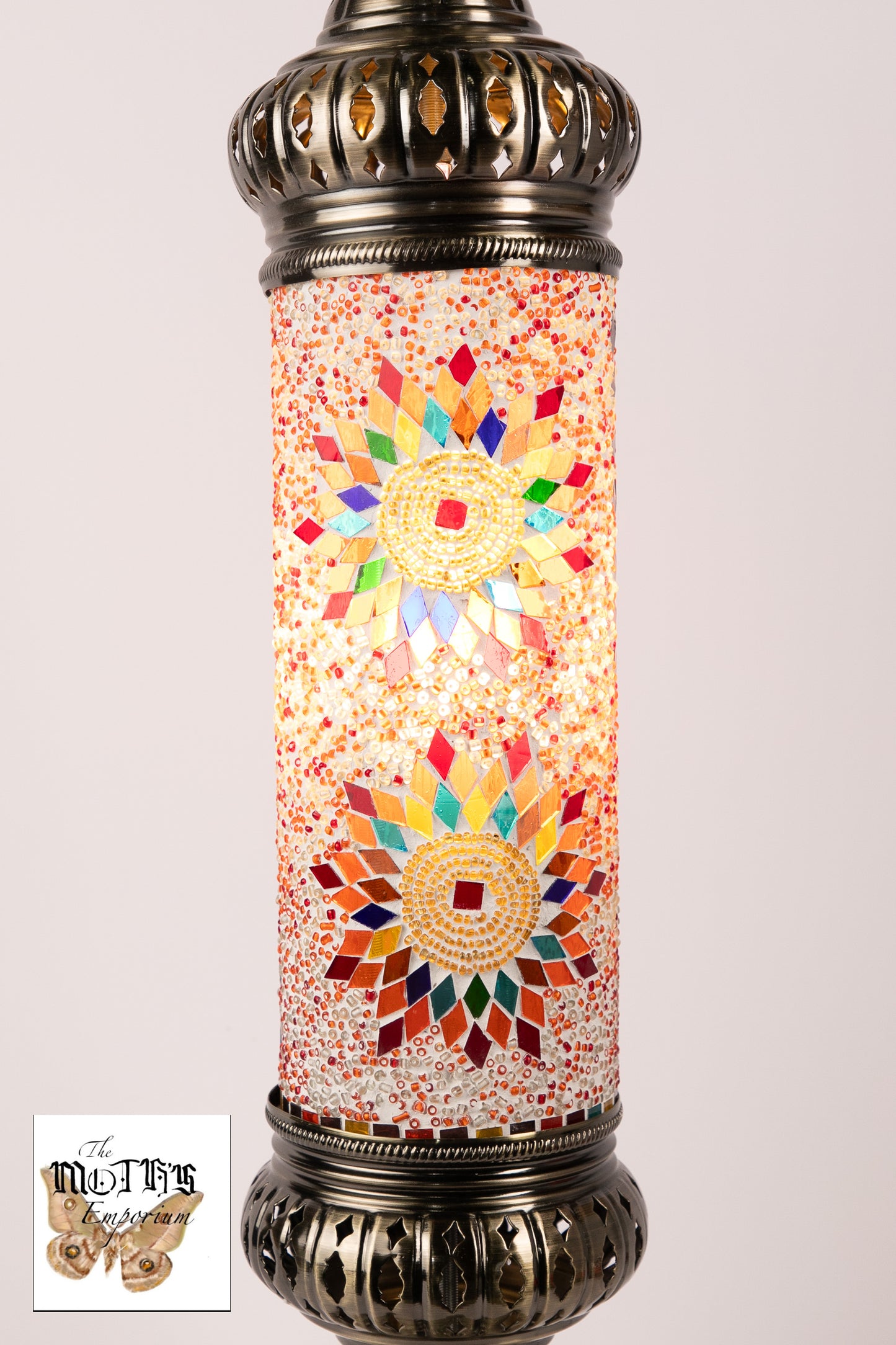 Moroccan Lantern Table lamp Large (Multicoloured Stars)