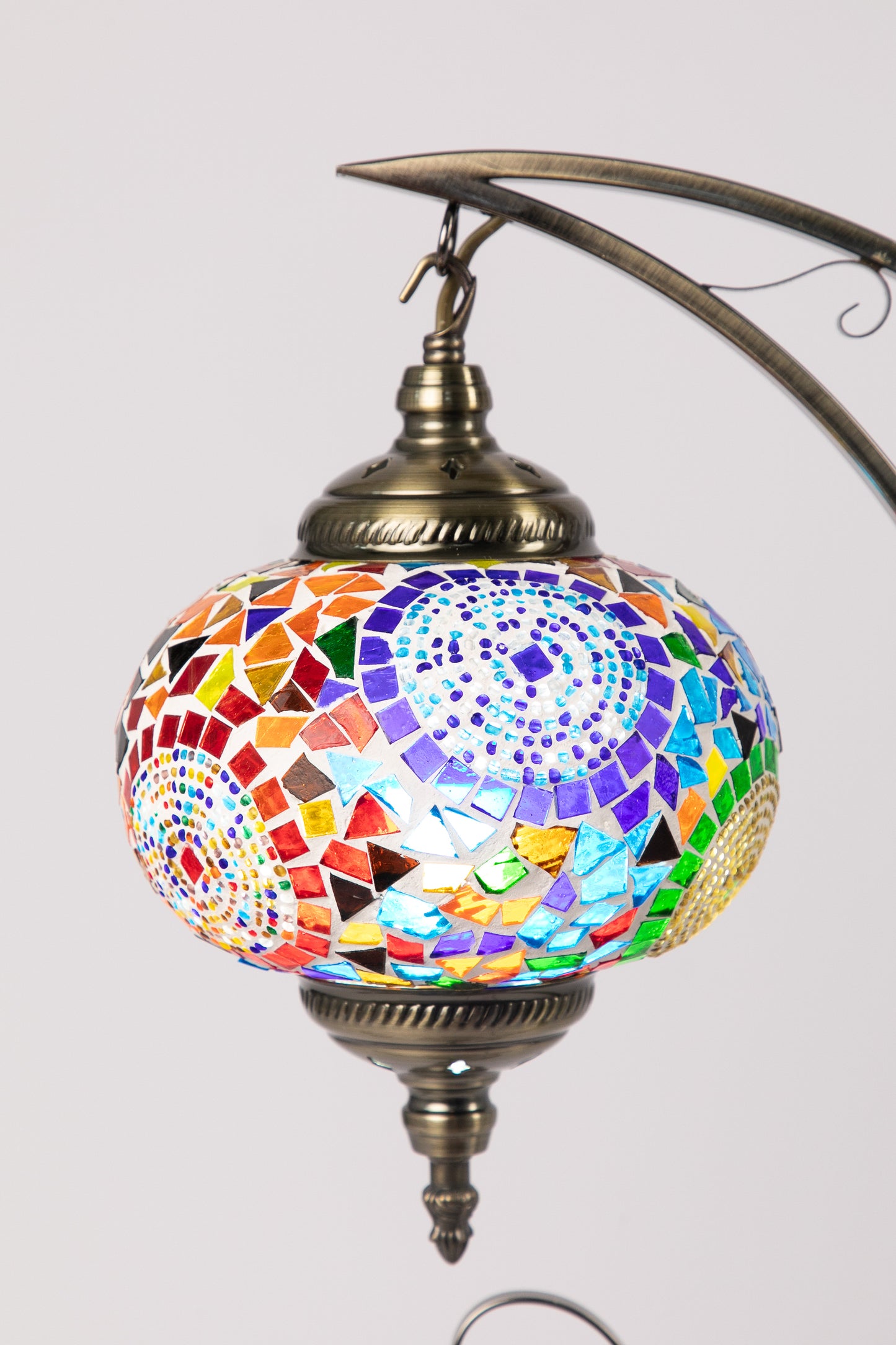 Moroccan Moon Table Lamp (Multicoloured)