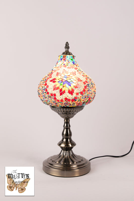 Bulb Moroccan Table Lamp (Red Star)