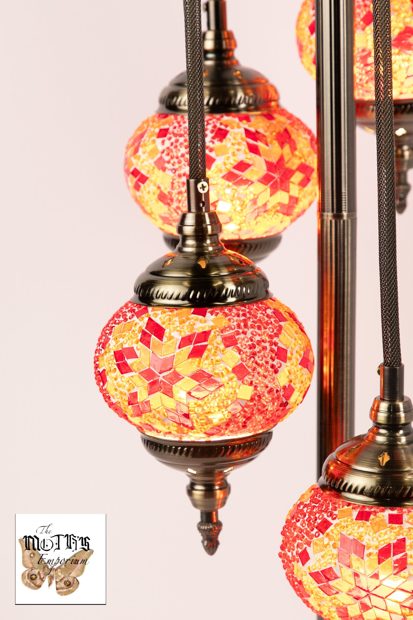 5 Globe Moroccan Table Lamp (9 Colours)