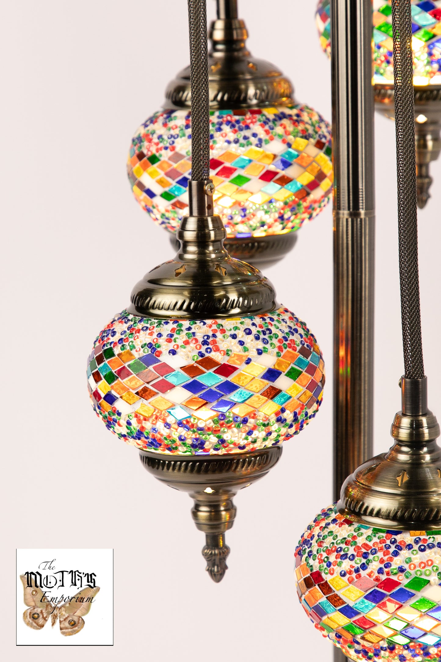 5 Globe Moroccan Table Lamp (9 Colours)