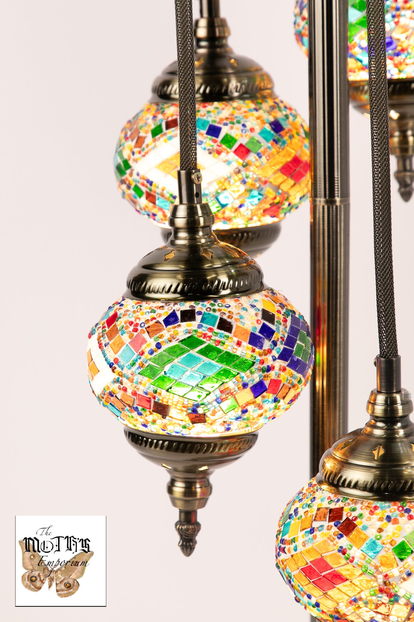 5 Globe Moroccan Table Lamp (9 Colours)