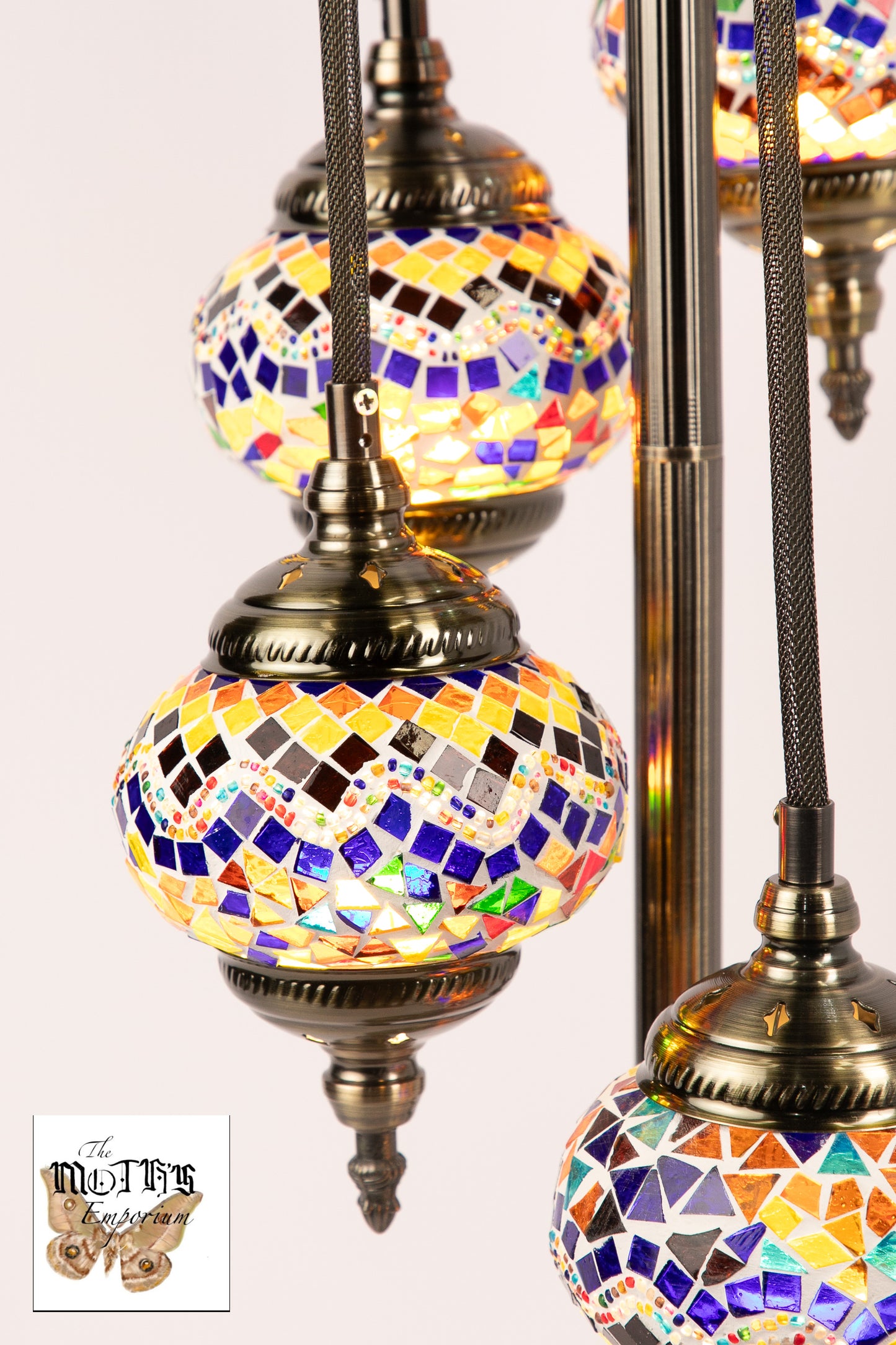 5 Globe Moroccan Table Lamp (9 Colours)