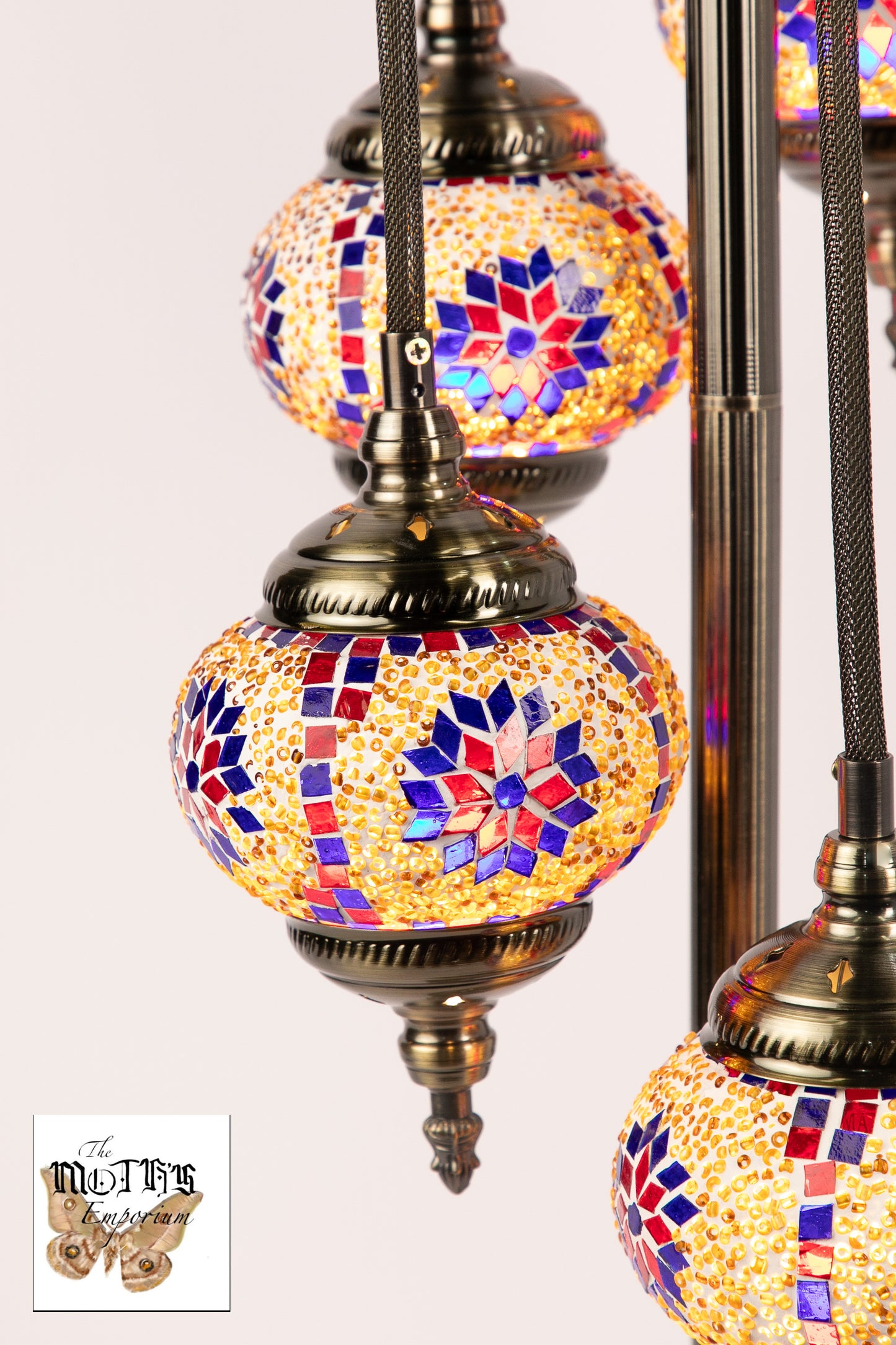 5 Globe Moroccan Table Lamp (9 Colours)