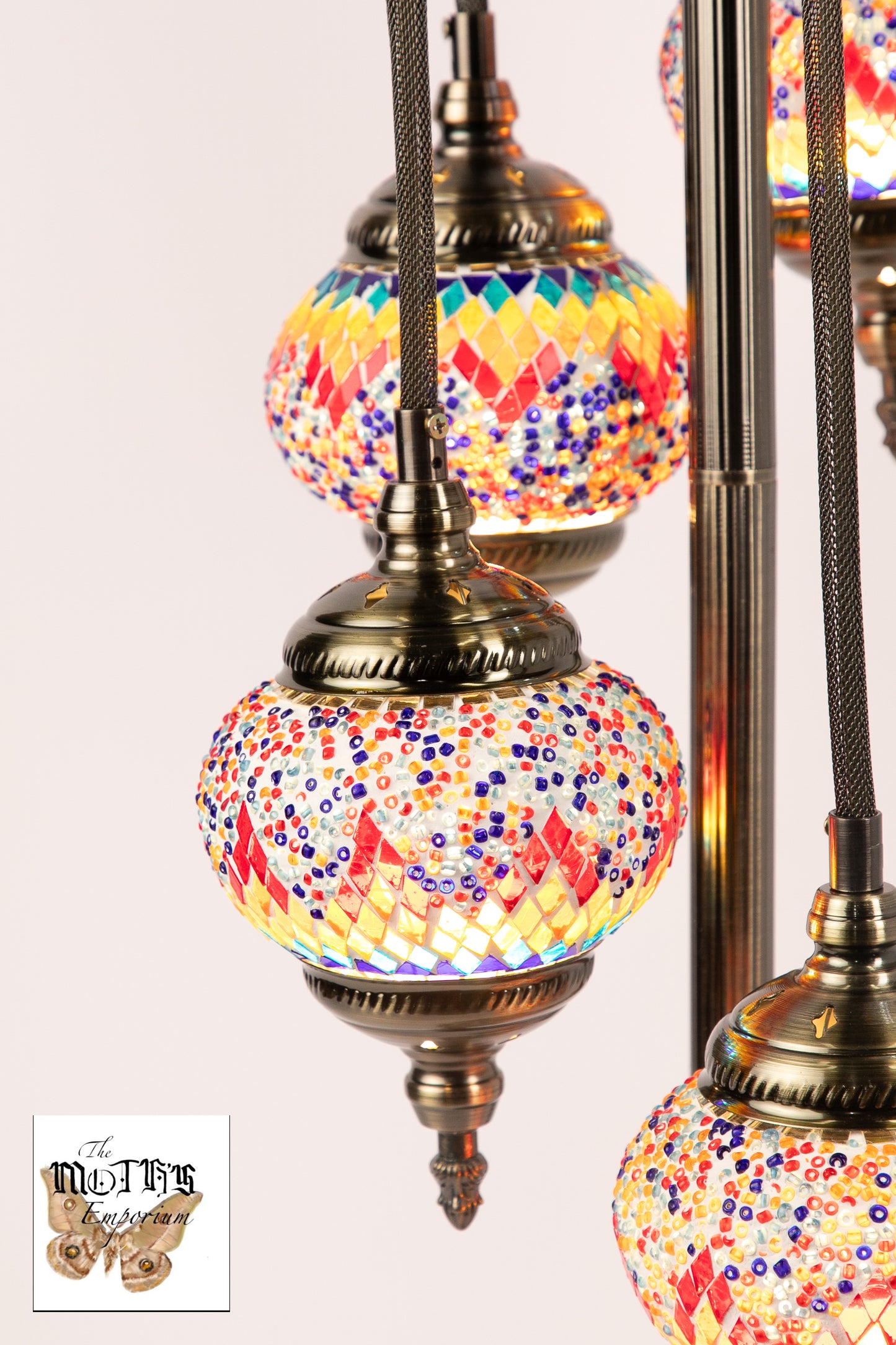 5 Globe Moroccan Table Lamp (9 Colours)