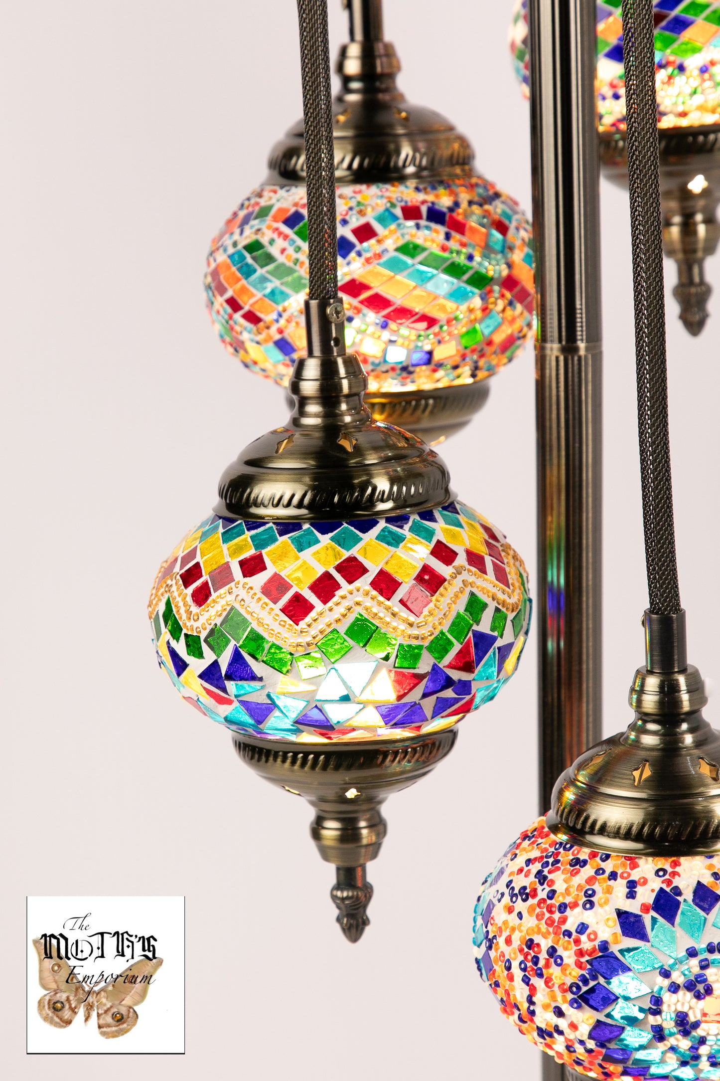 5 Globe Moroccan Table Lamp (9 Colours)