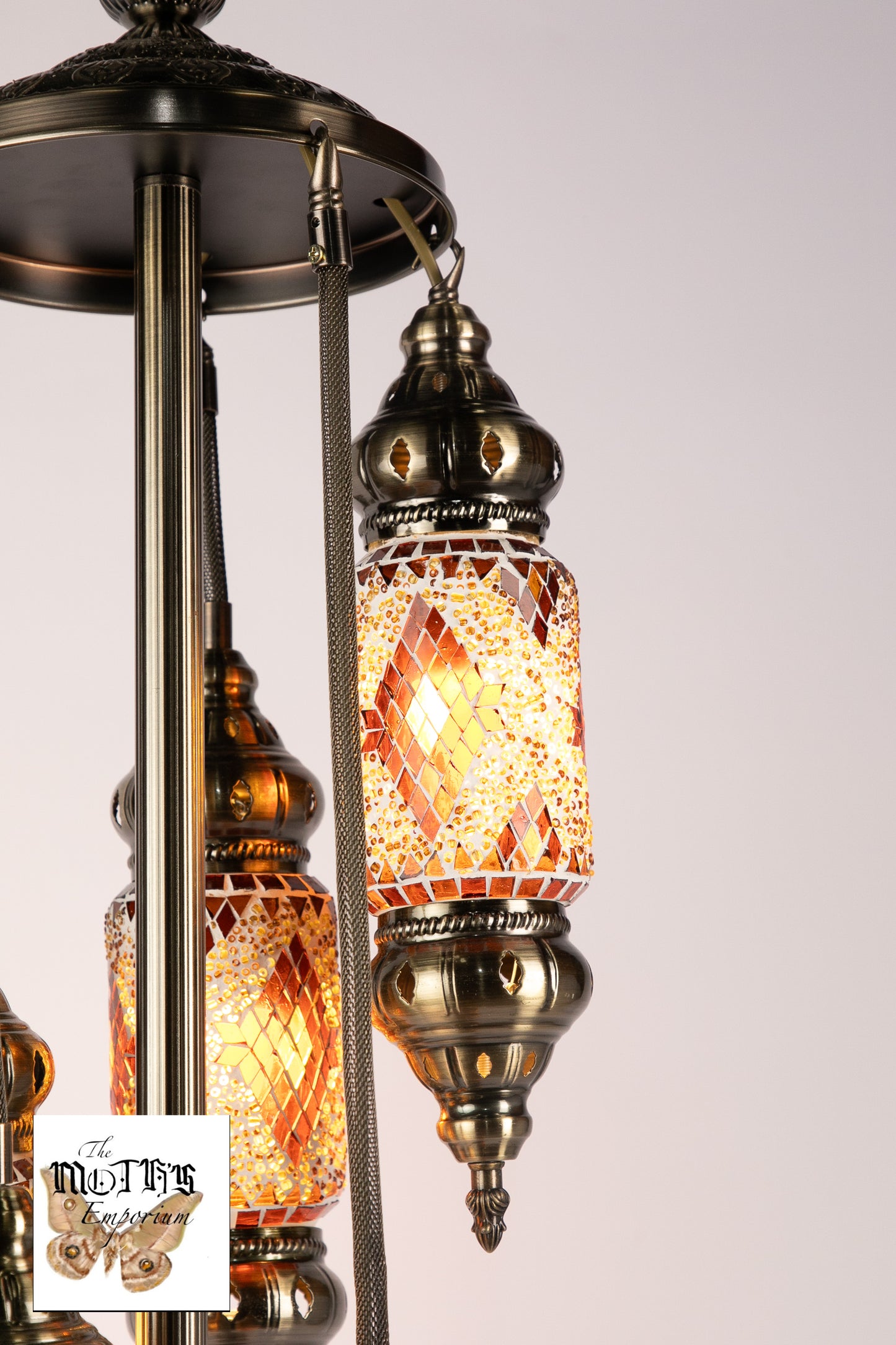 5 Lantern Moroccan Table Lamp (4 Colours)