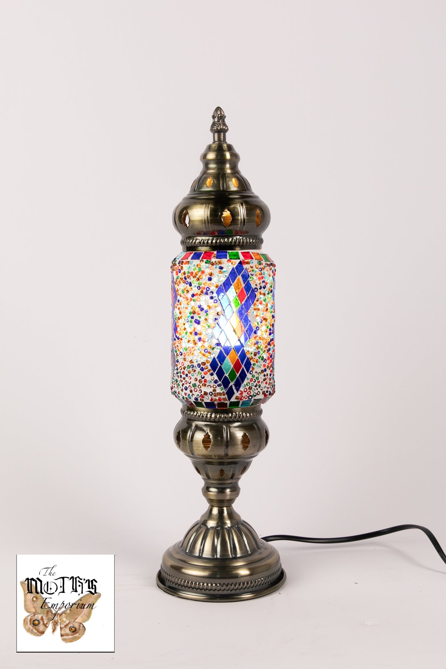 Moroccan Lantern Table Lamp (16 Colours)