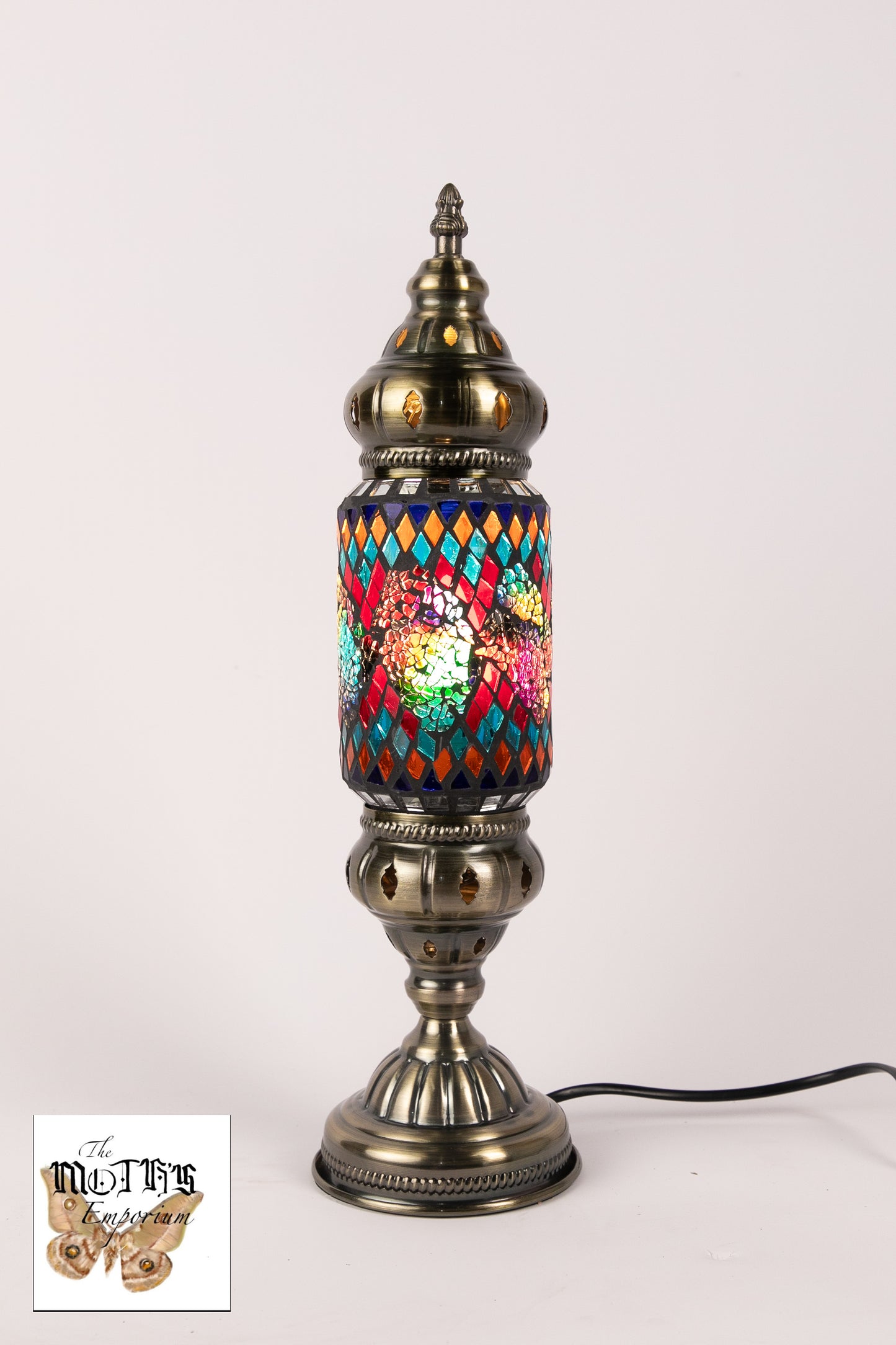 Moroccan Lantern Table Lamp (16 Colours)