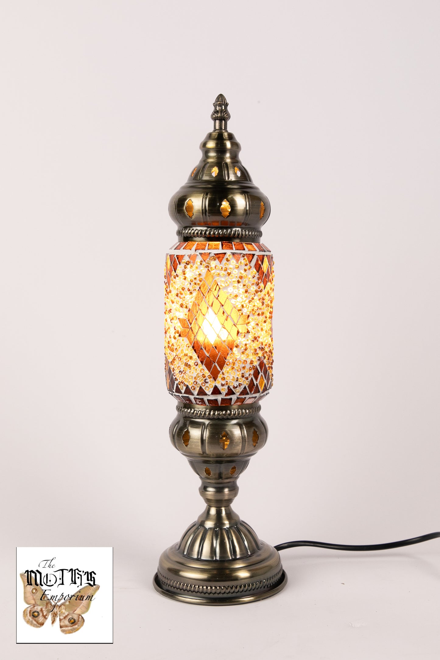 Moroccan Lantern Table Lamp (16 Colours)