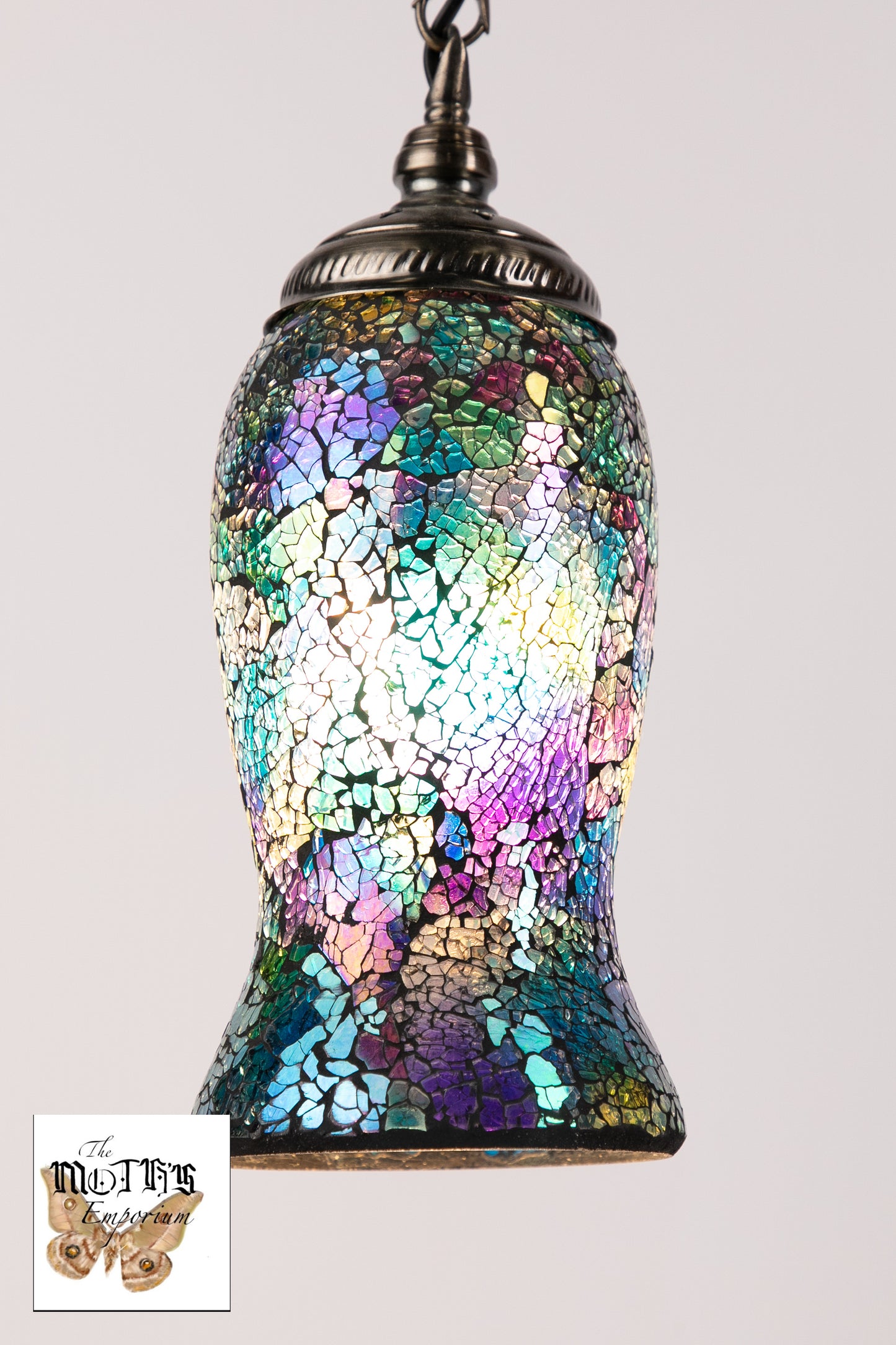 Flower Swan Neck Mosaic Table Lamp (6 Colours)