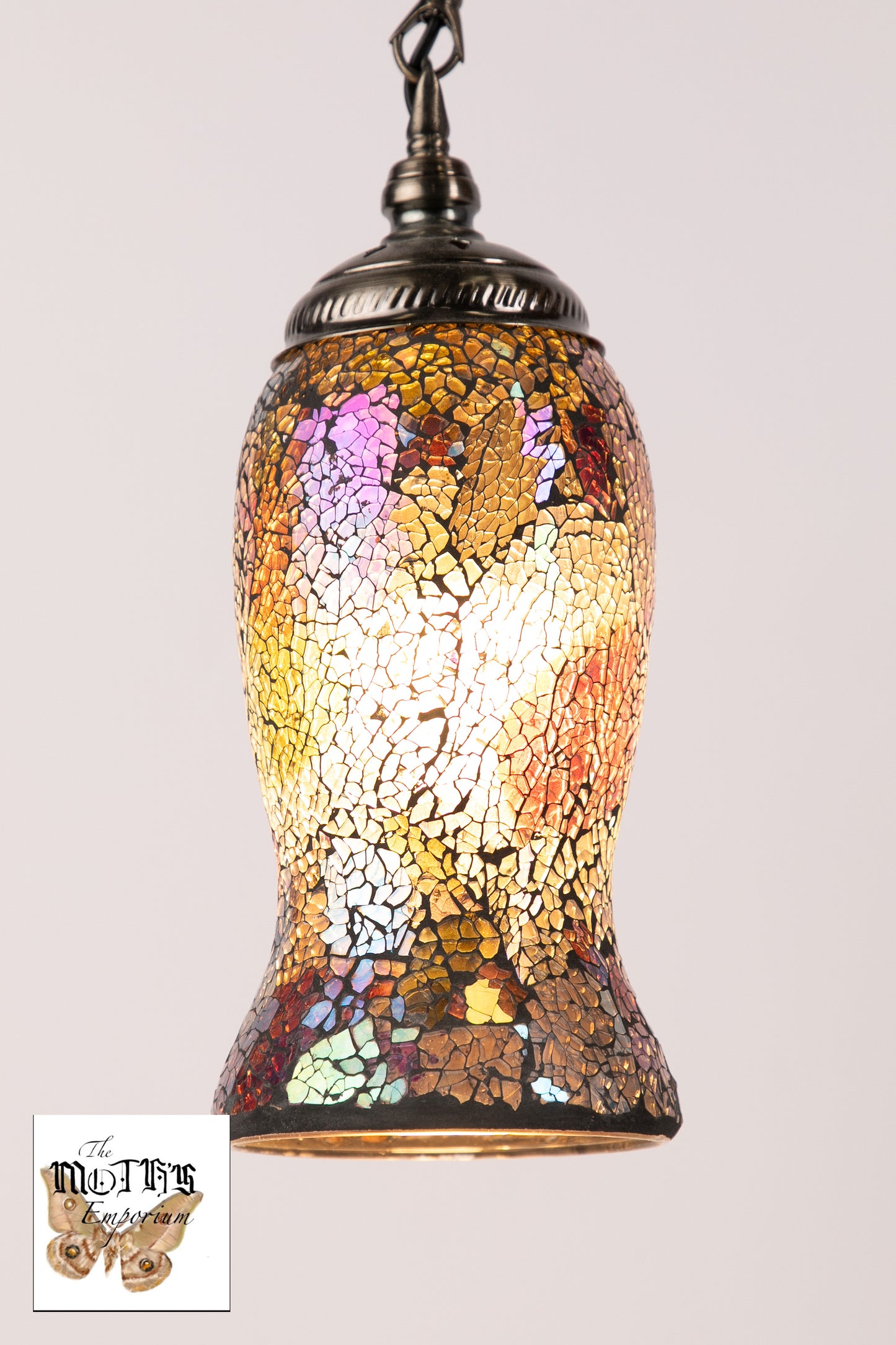 Flower Swan Neck Mosaic Table Lamp (6 Colours)