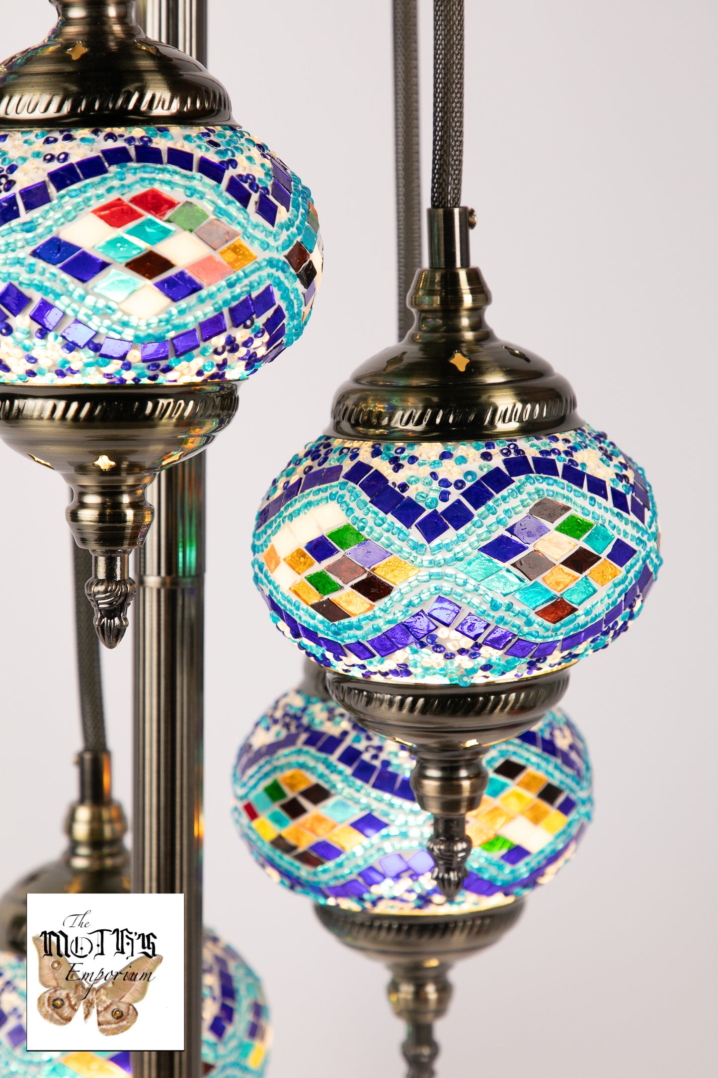 5 Globe Moroccan Table Lamp (9 Colours)