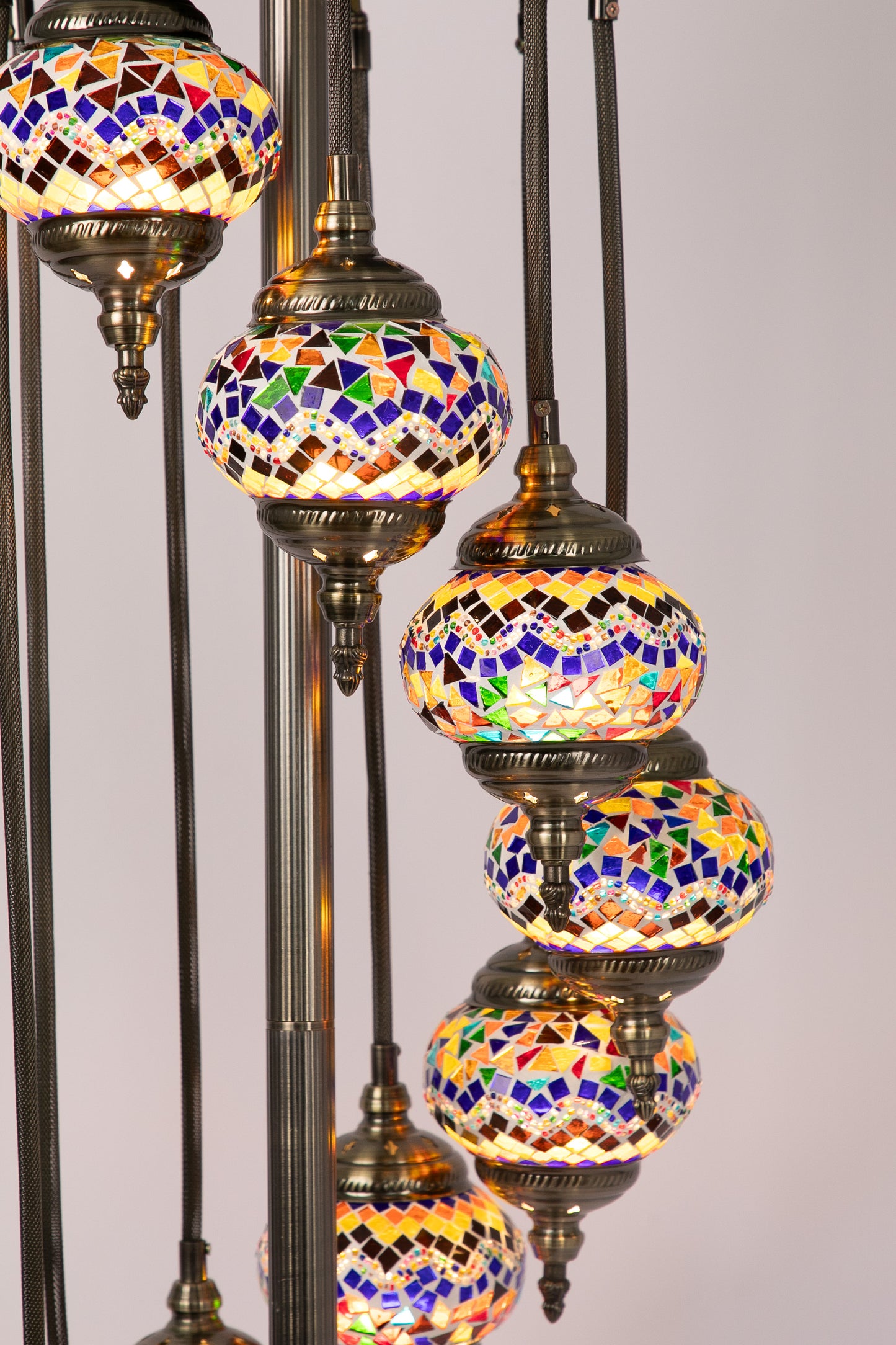 9 Globe Moroccan Floor Standing lamp (8 Colours)