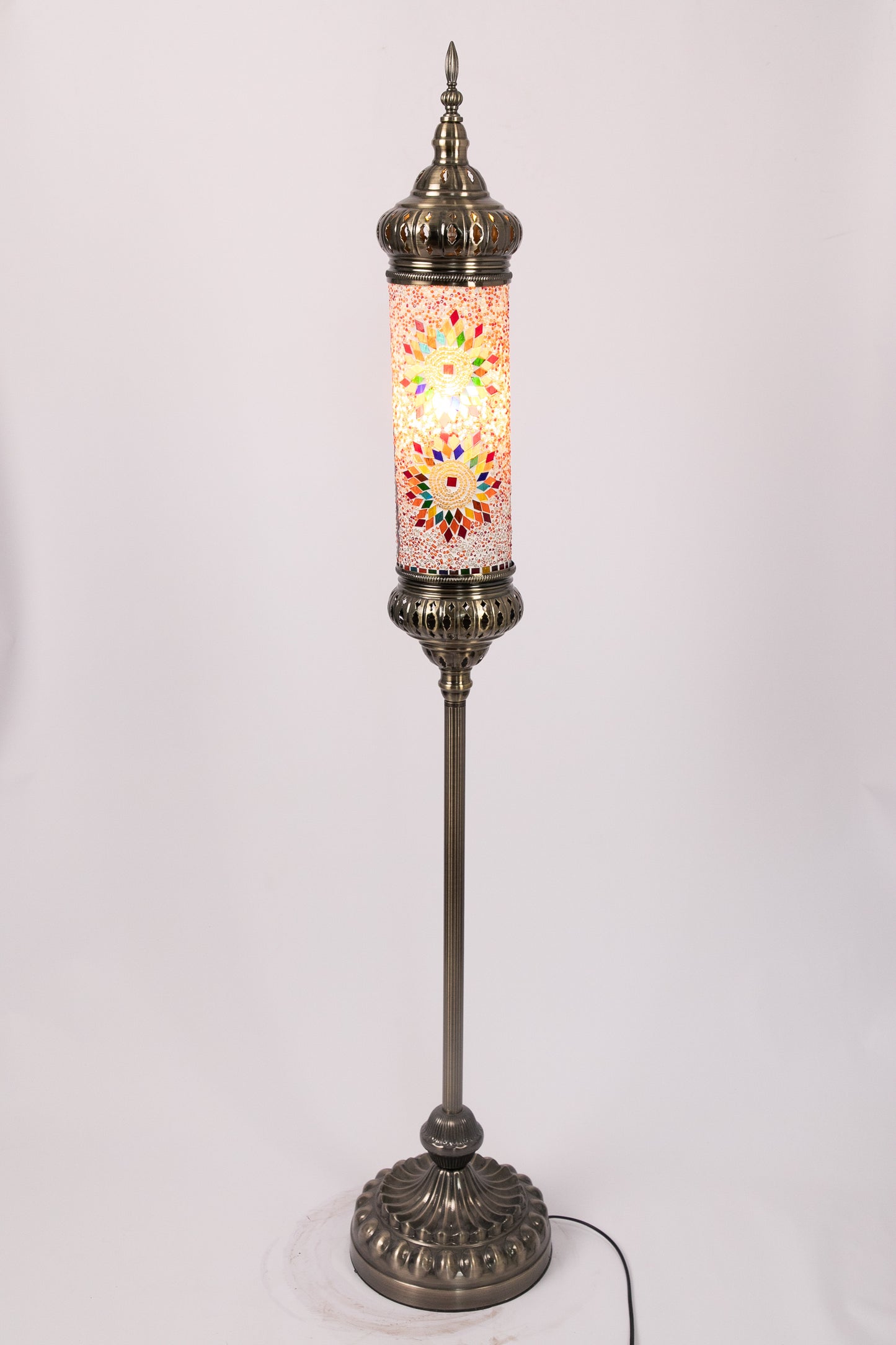 Medium Floor Standing Moroccan Lantern (6 Colours)