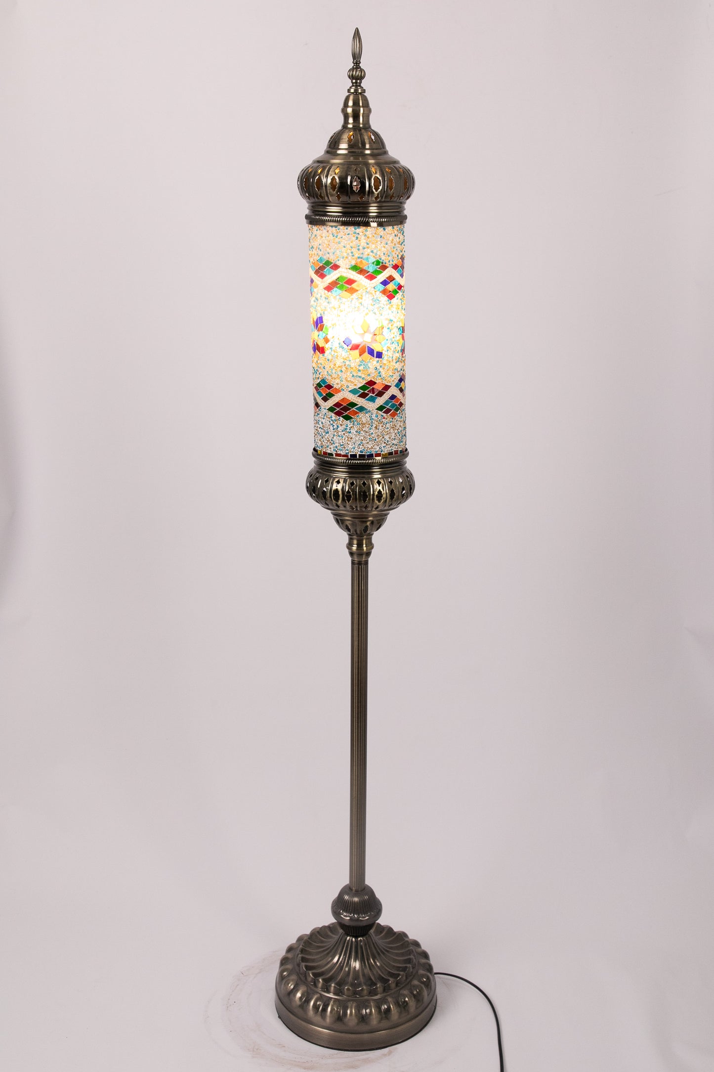 Medium Floor Standing Moroccan Lantern (6 Colours)