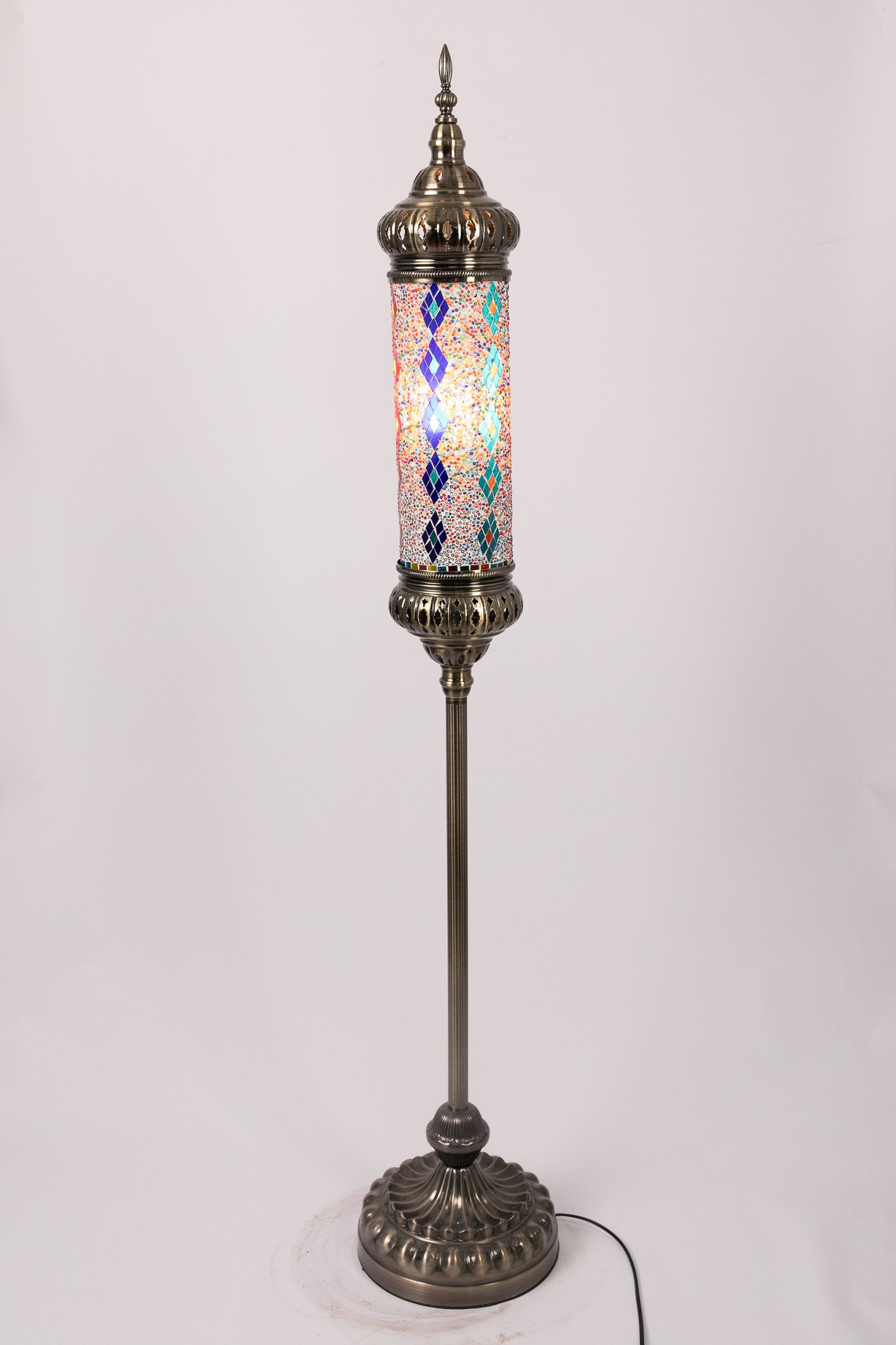 Medium Floor Standing Moroccan Lantern (6 Colours)