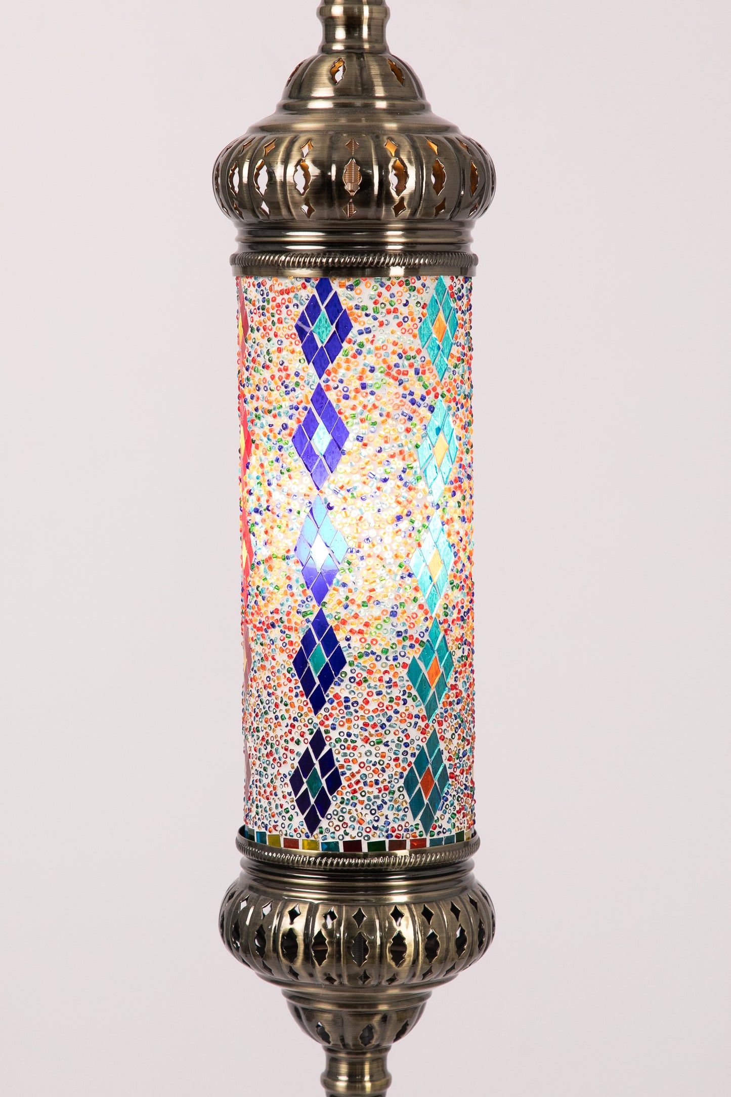 Medium Floor Standing Moroccan Lantern (6 Colours)