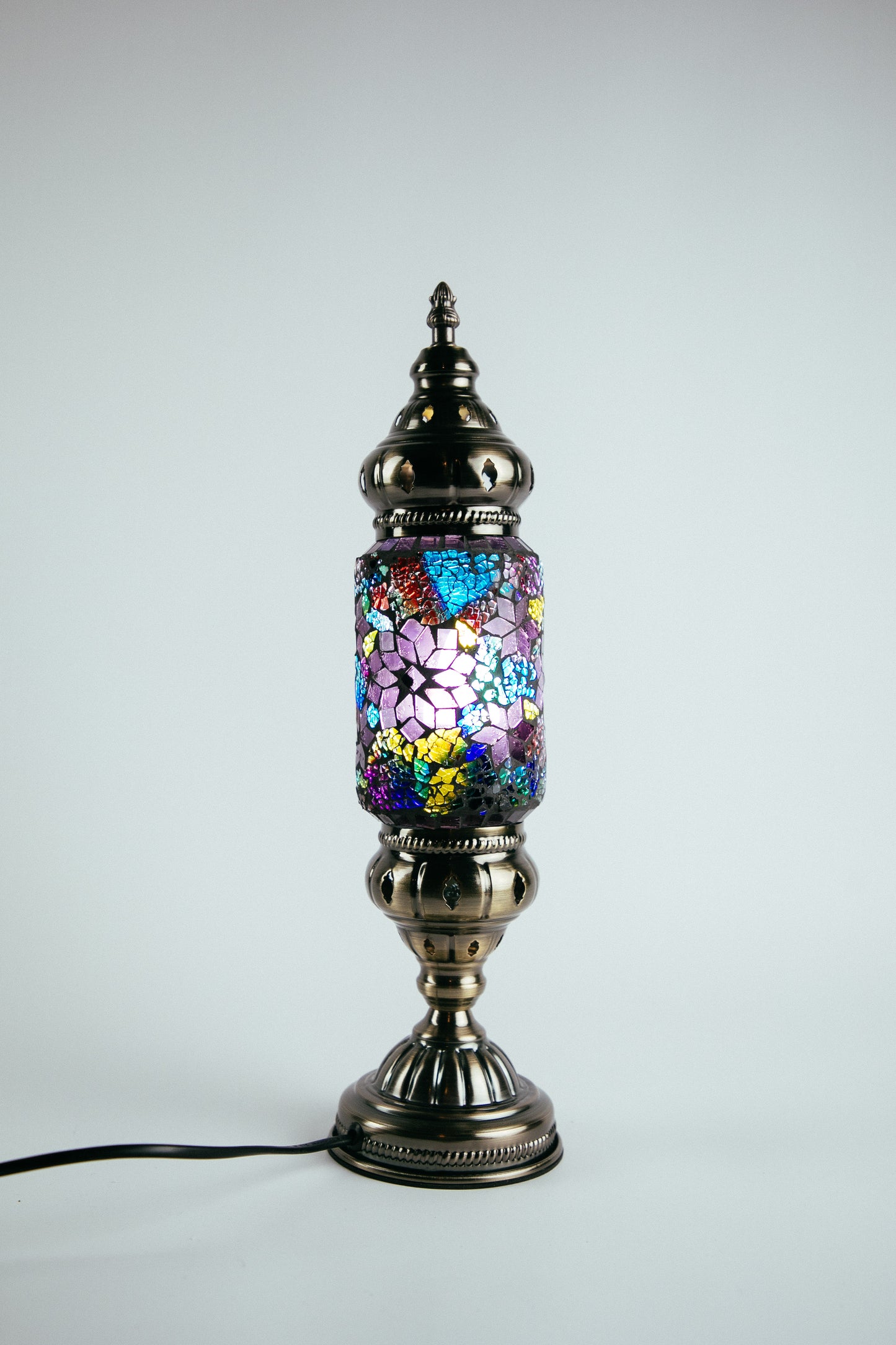 Moroccan Lantern Table Lamp (16 Colours)