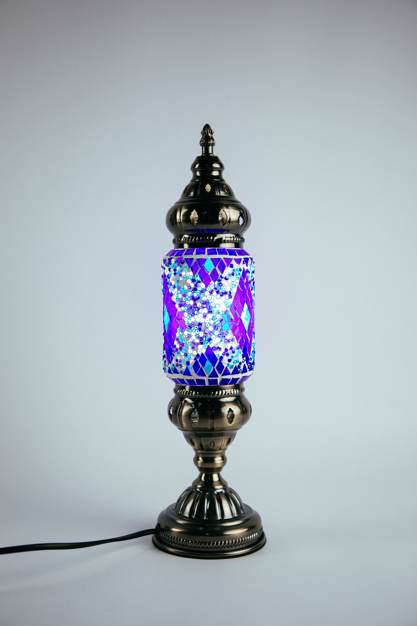 Moroccan Lantern Table Lamp (16 Colours)