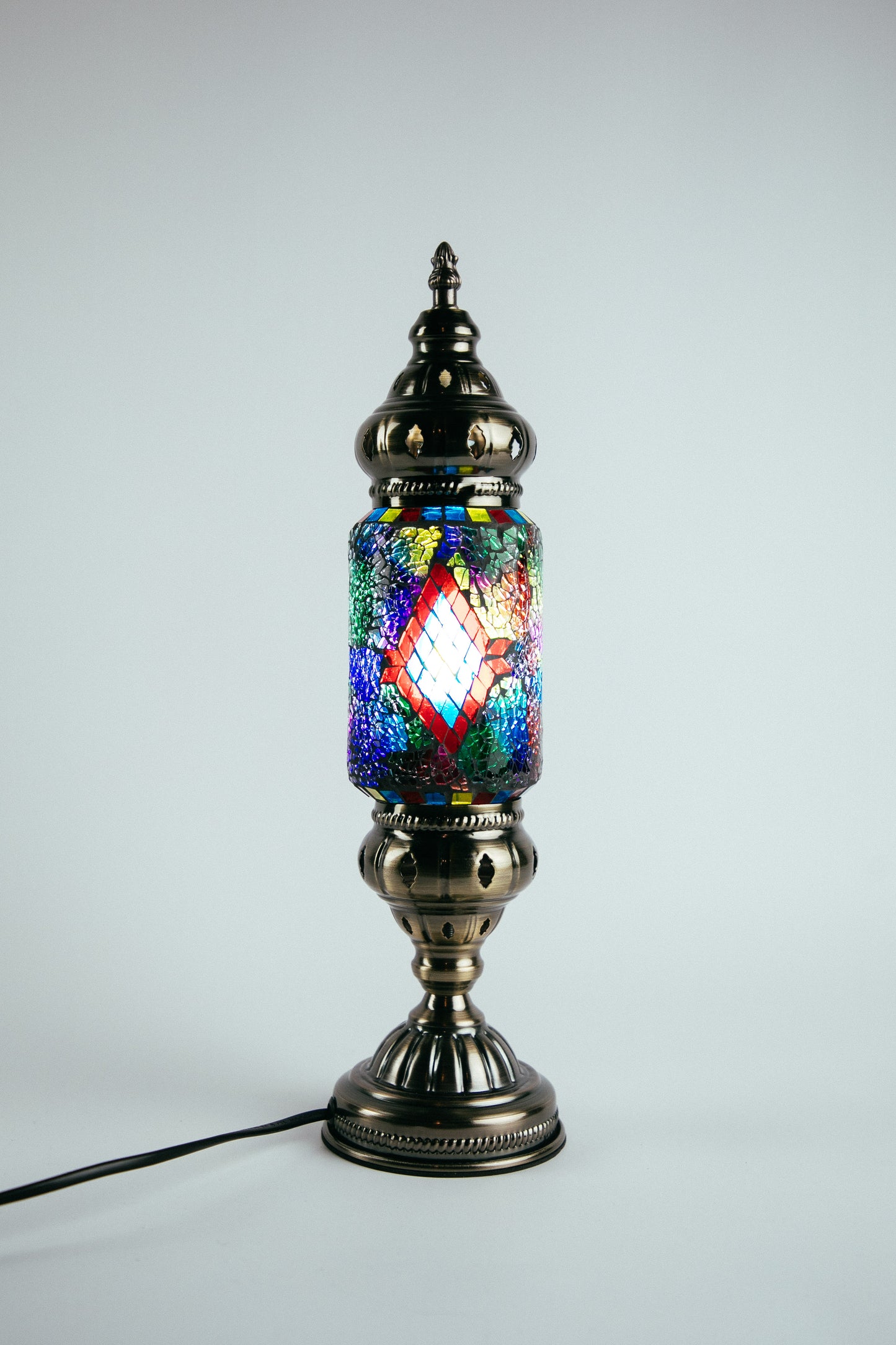 Moroccan Lantern Table Lamp (16 Colours)