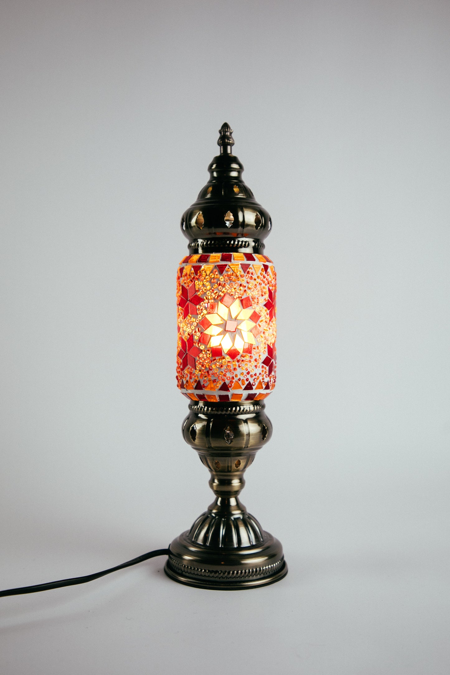 Moroccan Lantern Table Lamp (16 Colours)