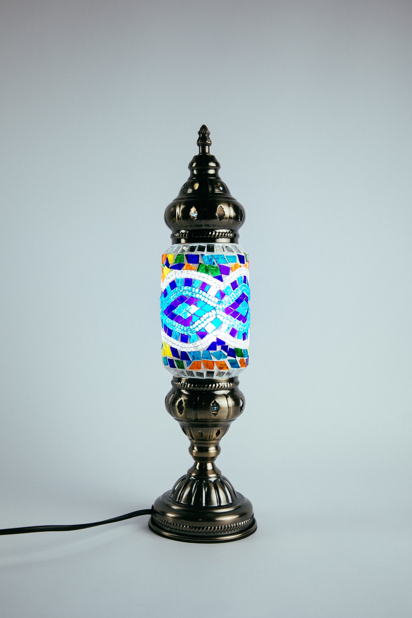 Moroccan Lantern Table Lamp (16 Colours)