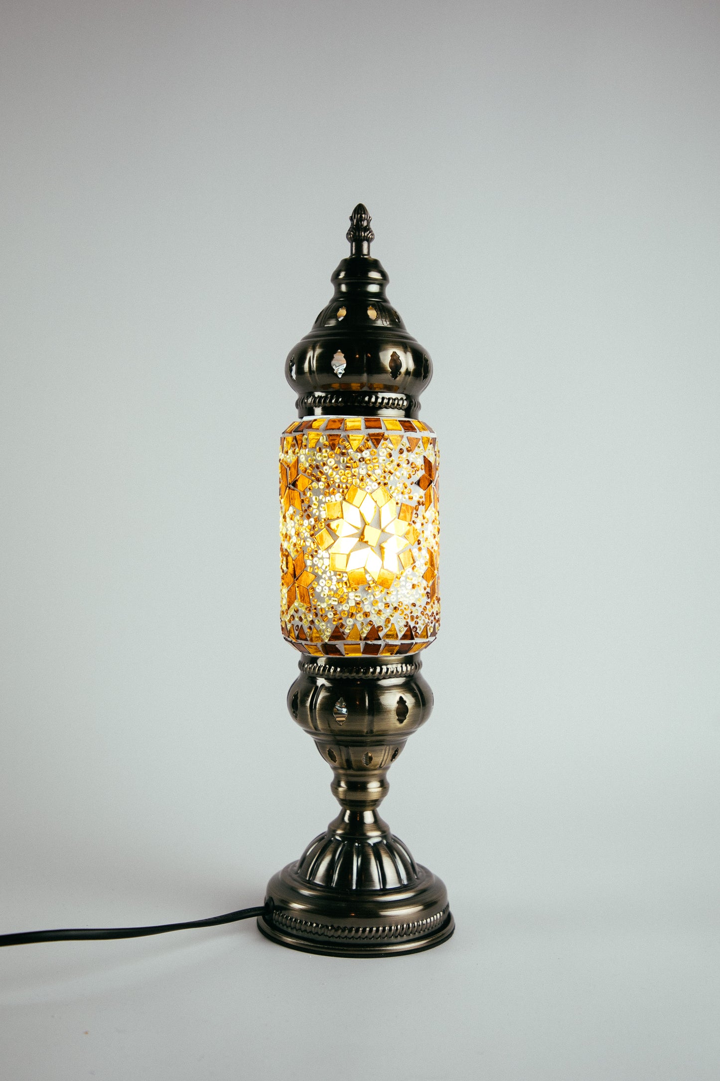 Moroccan Lantern Table Lamp (16 Colours)