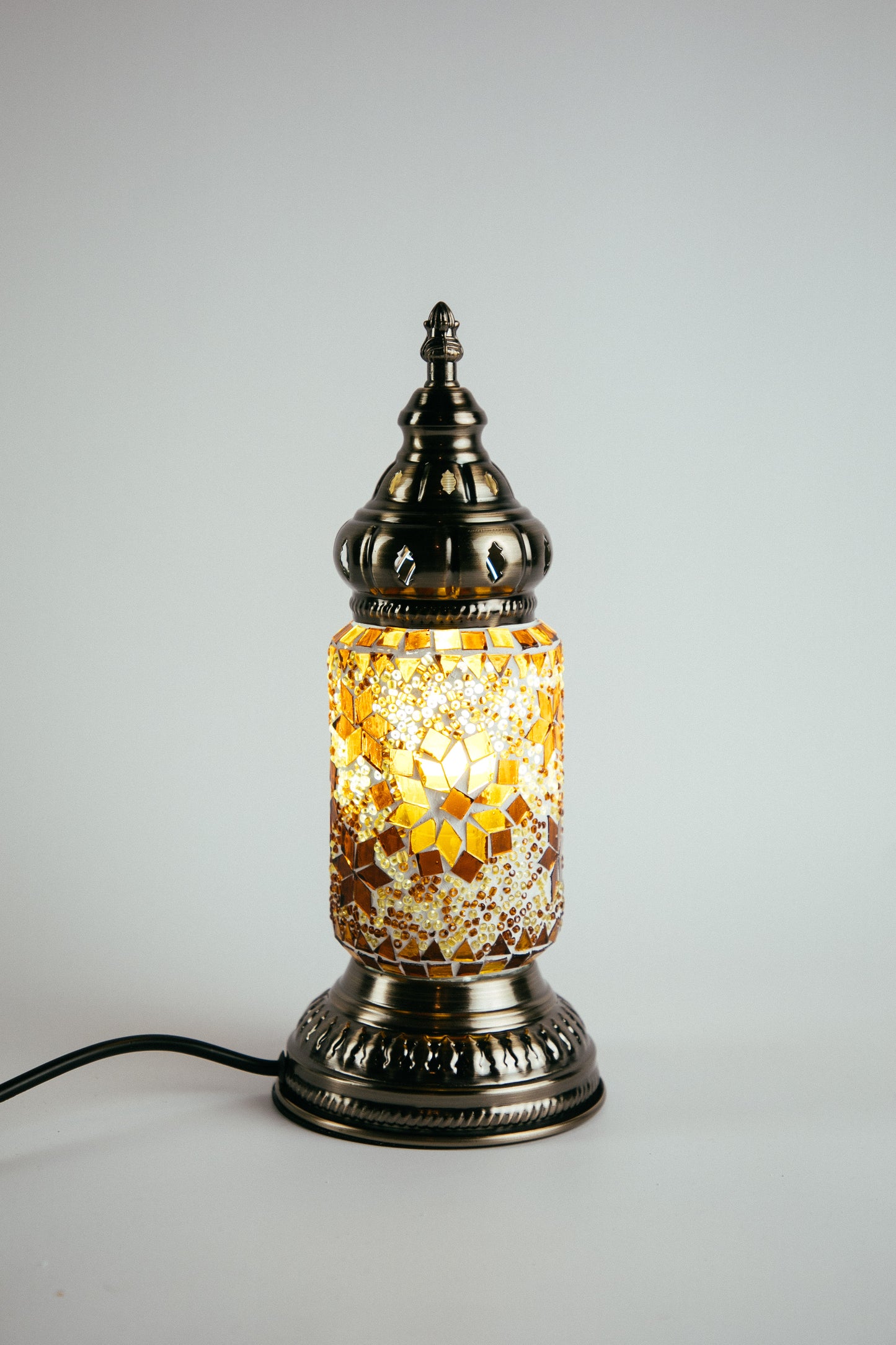 Moroccan Lantern Table Lamp Small (10 Colours)