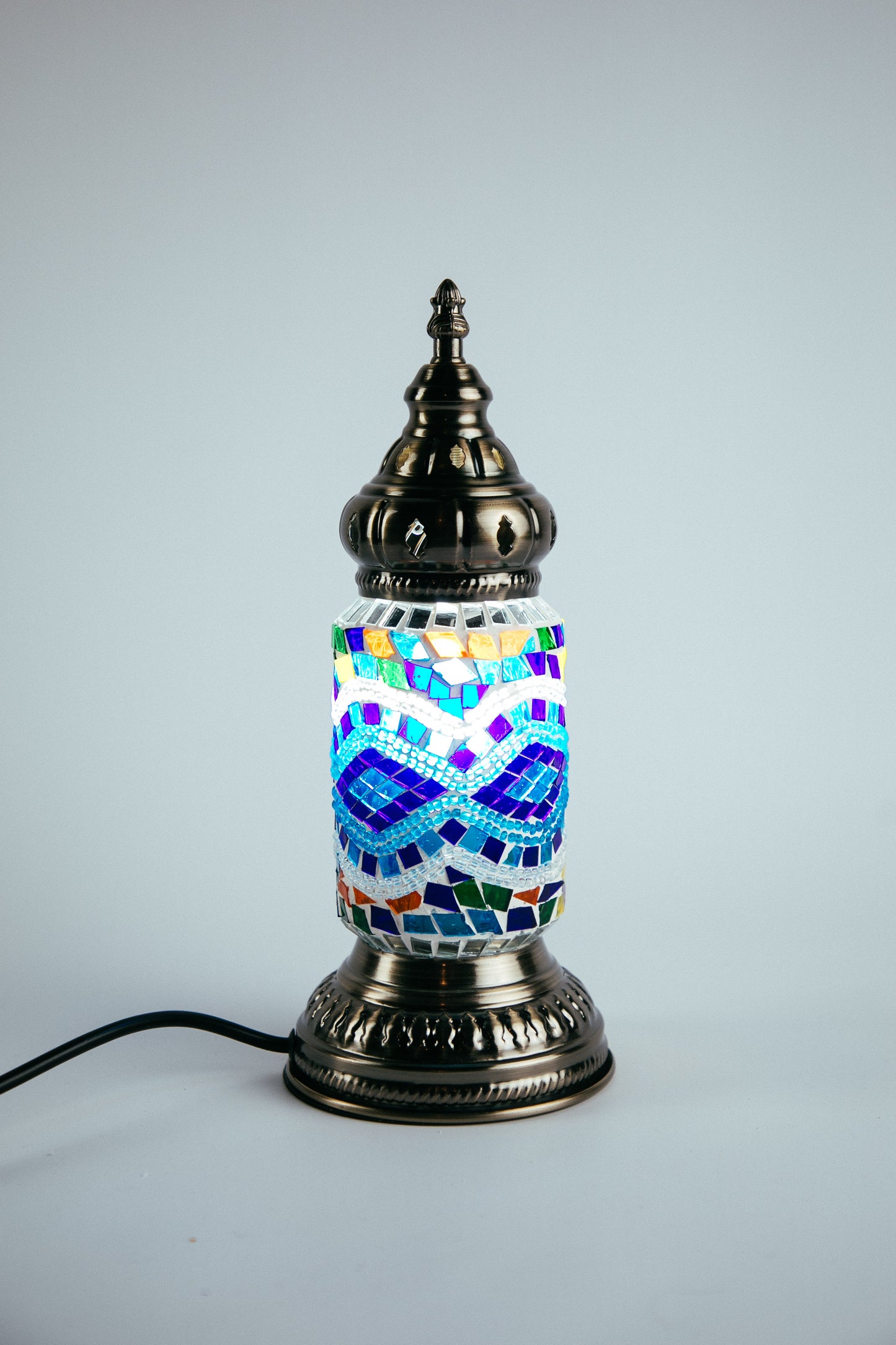 Moroccan Lantern Table Lamp Small (10 Colours)