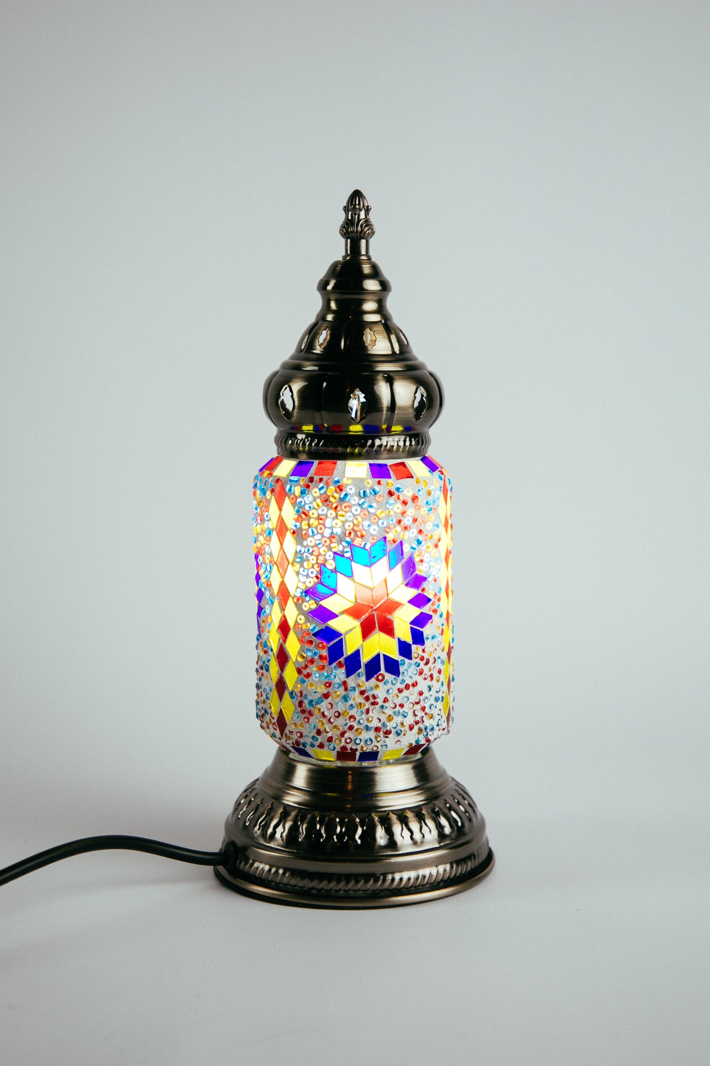 Moroccan Lantern Table Lamp Small (10 Colours)