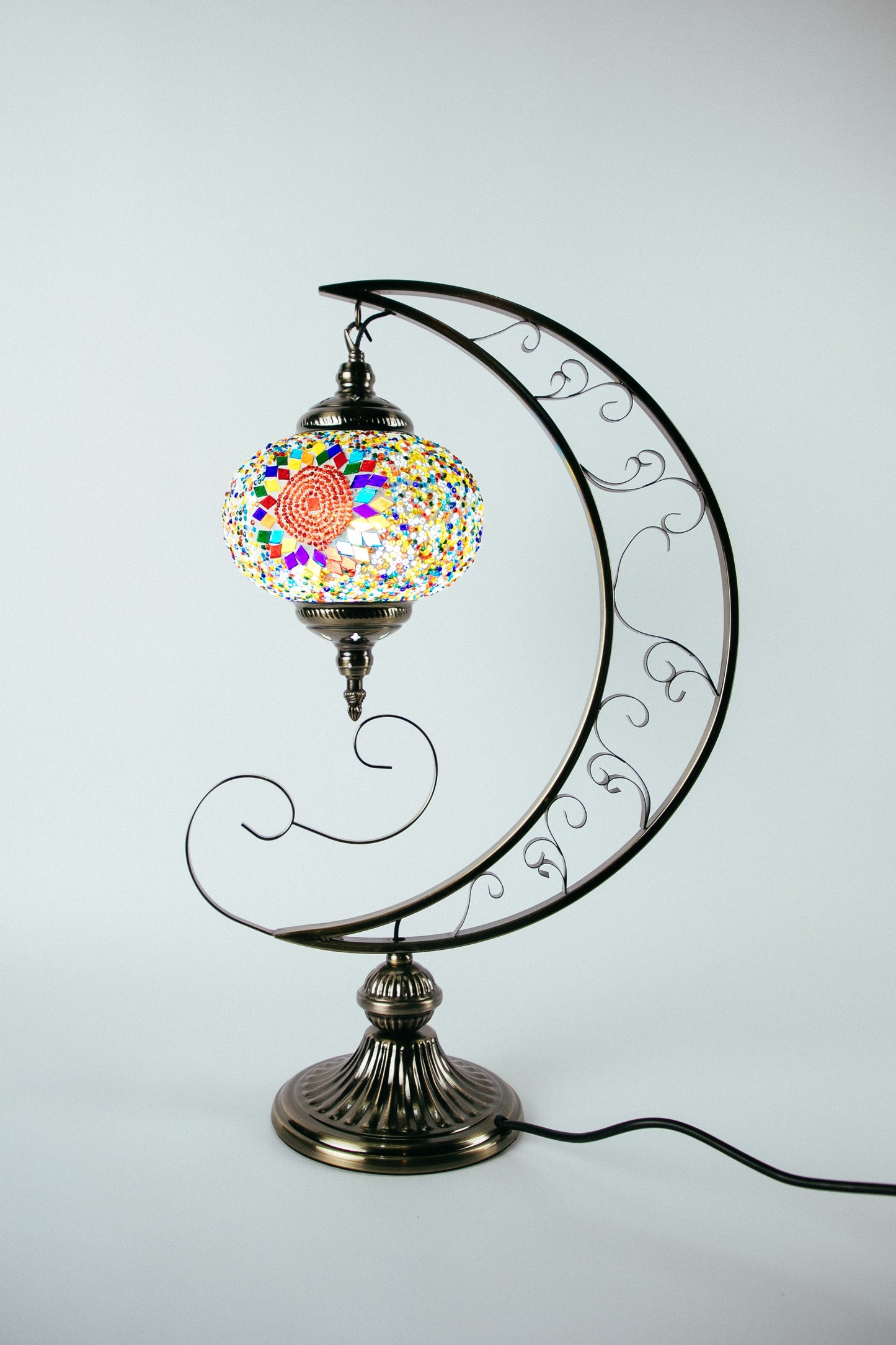 Moroccan Moon Table Lamp (10 Colours)