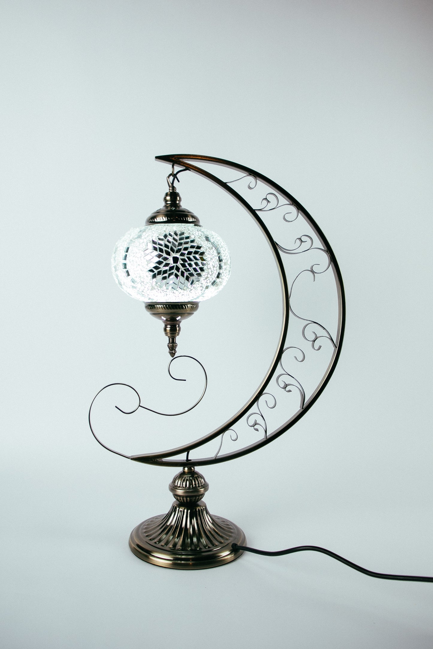 Moroccan Moon Table Lamp (10 Colours)