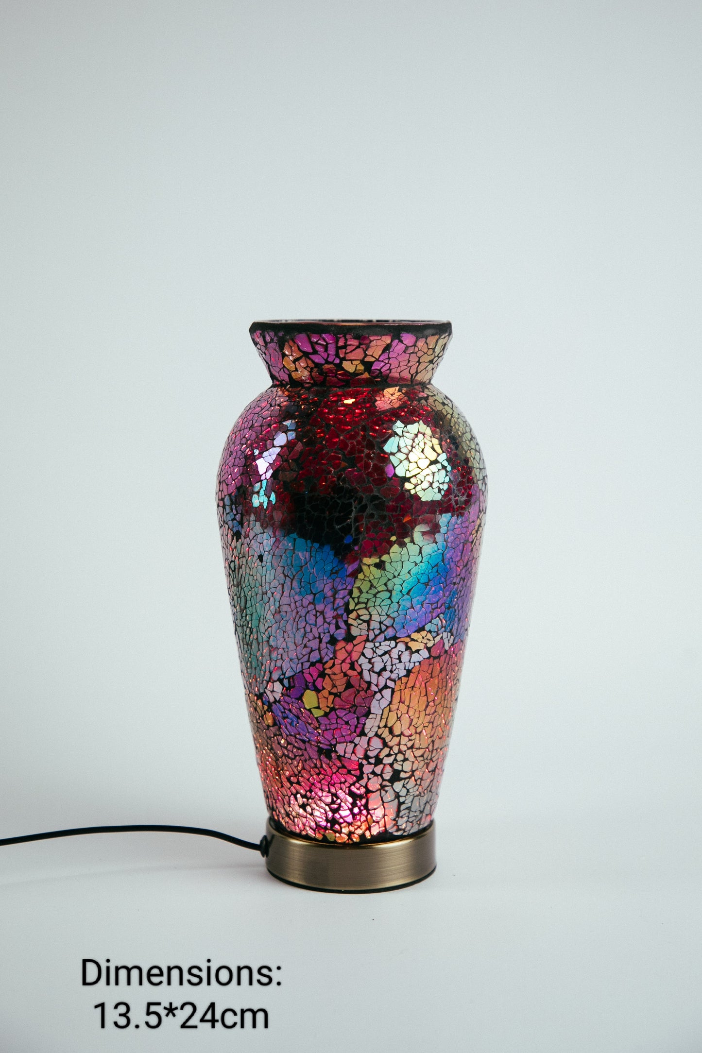 Mosaic Flower Vase Style 1 (12 Colours)