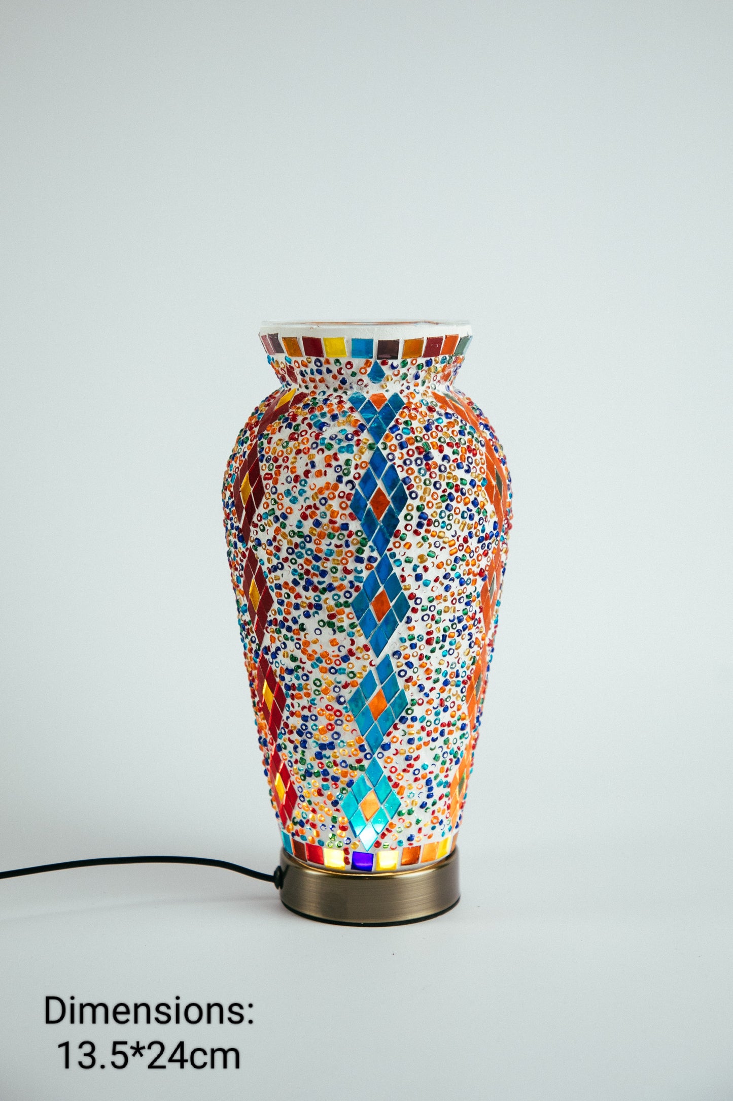 Mosaic Flower Vase Style 1 (12 Colours)