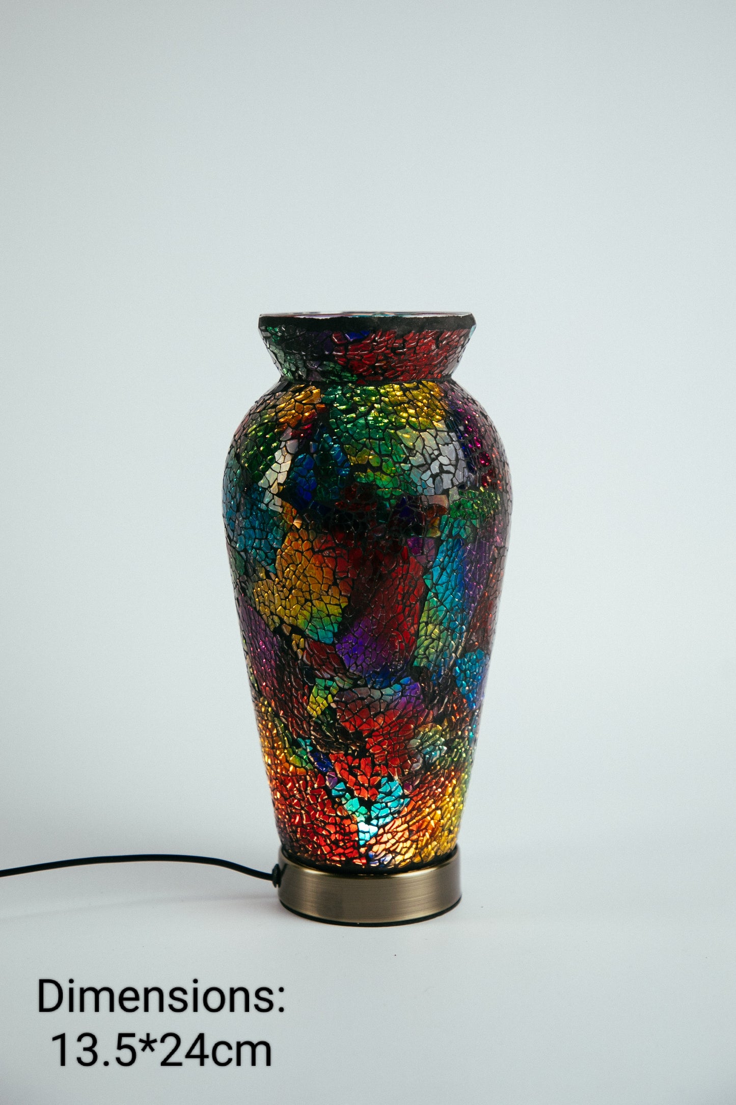 Mosaic Flower Vase Style 1 (12 Colours)