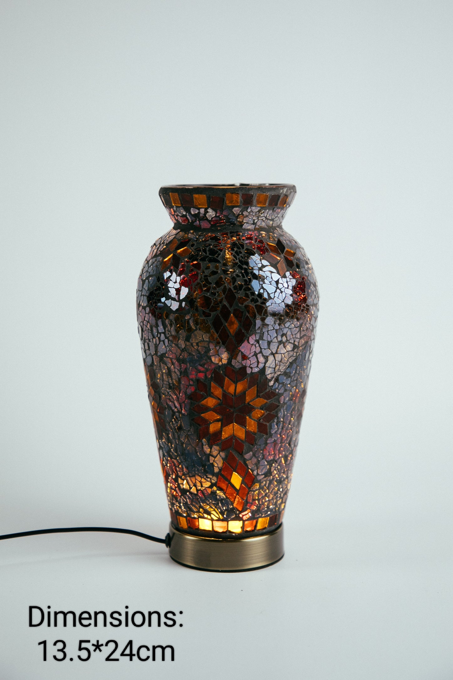 Mosaic Flower Vase Style 1 (12 Colours)