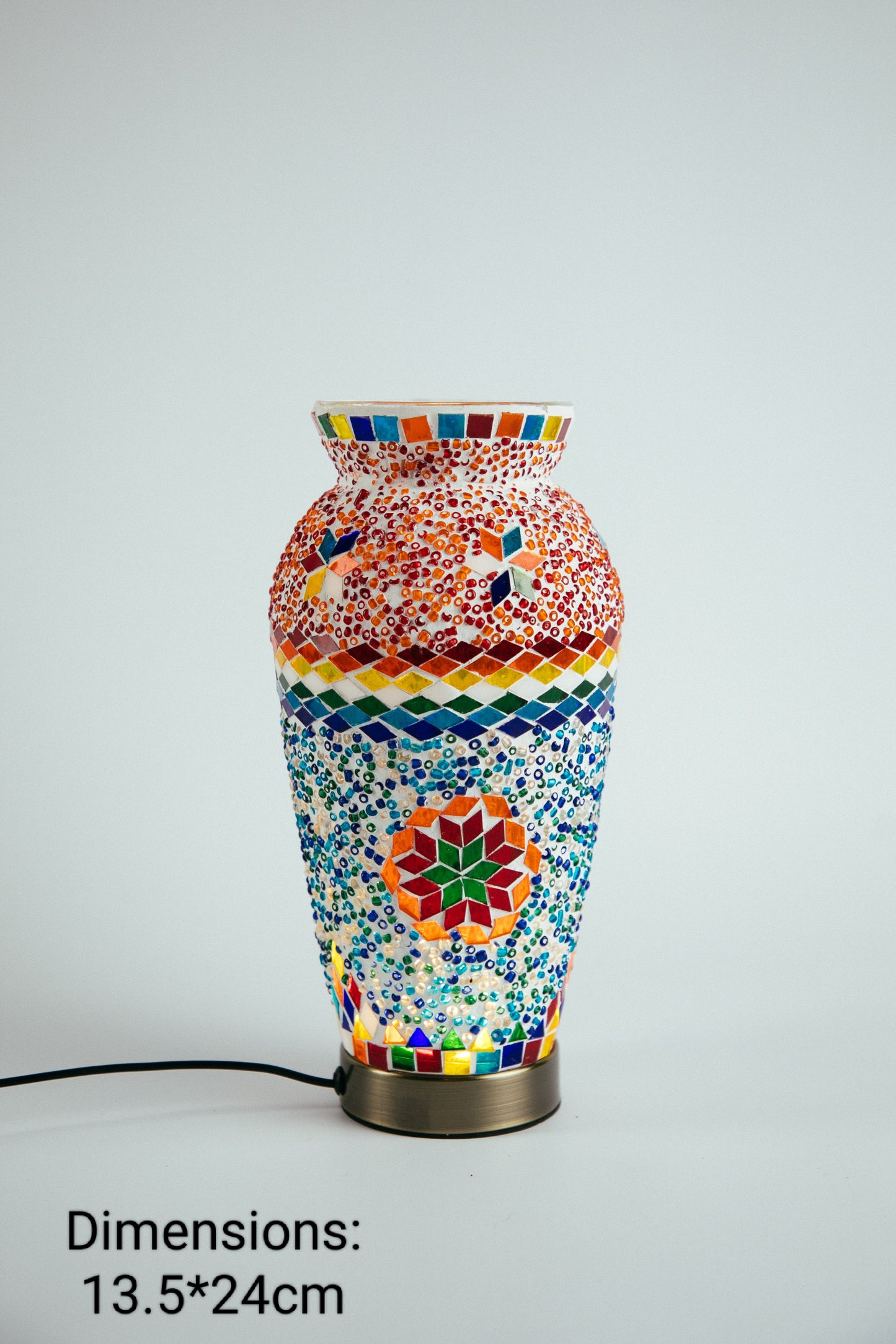 Mosaic Flower Vase Style 1 (12 Colours)