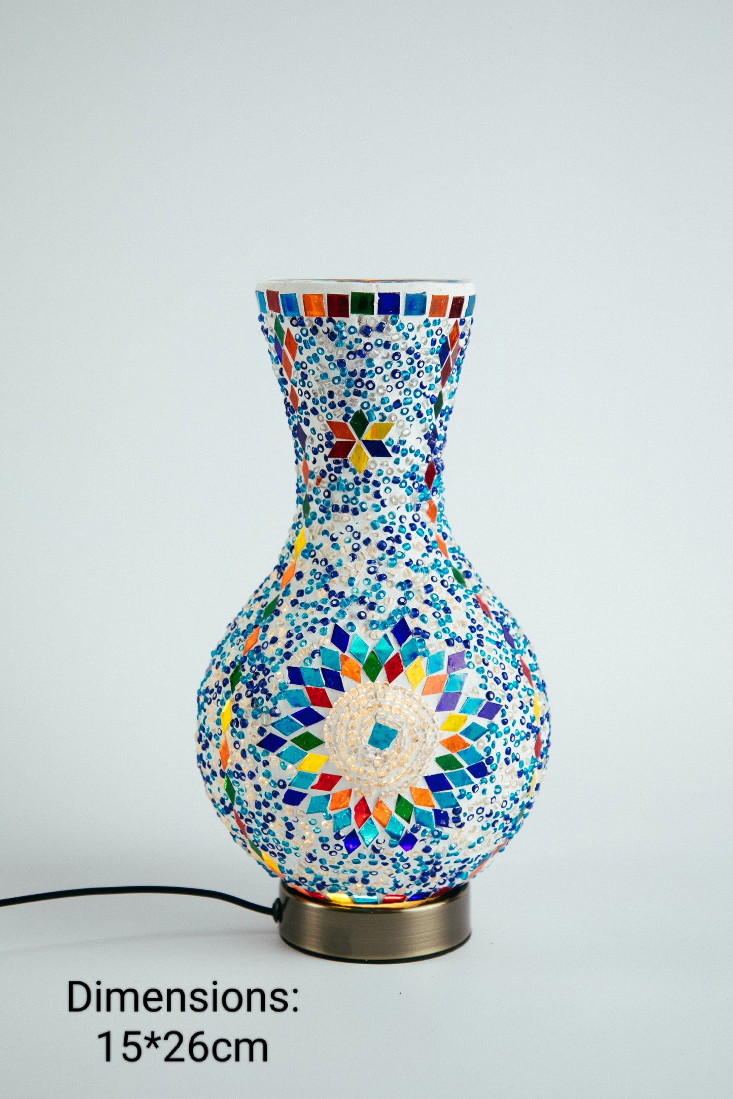 Mosaic Flower Vase Style 2 (6 Colours)