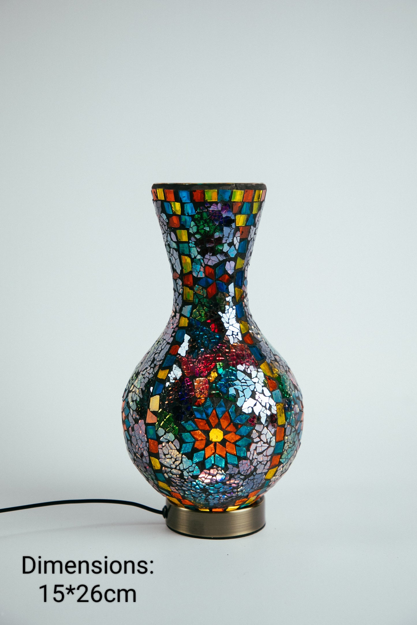 Mosaic Flower Vase Style 2 (6 Colours)