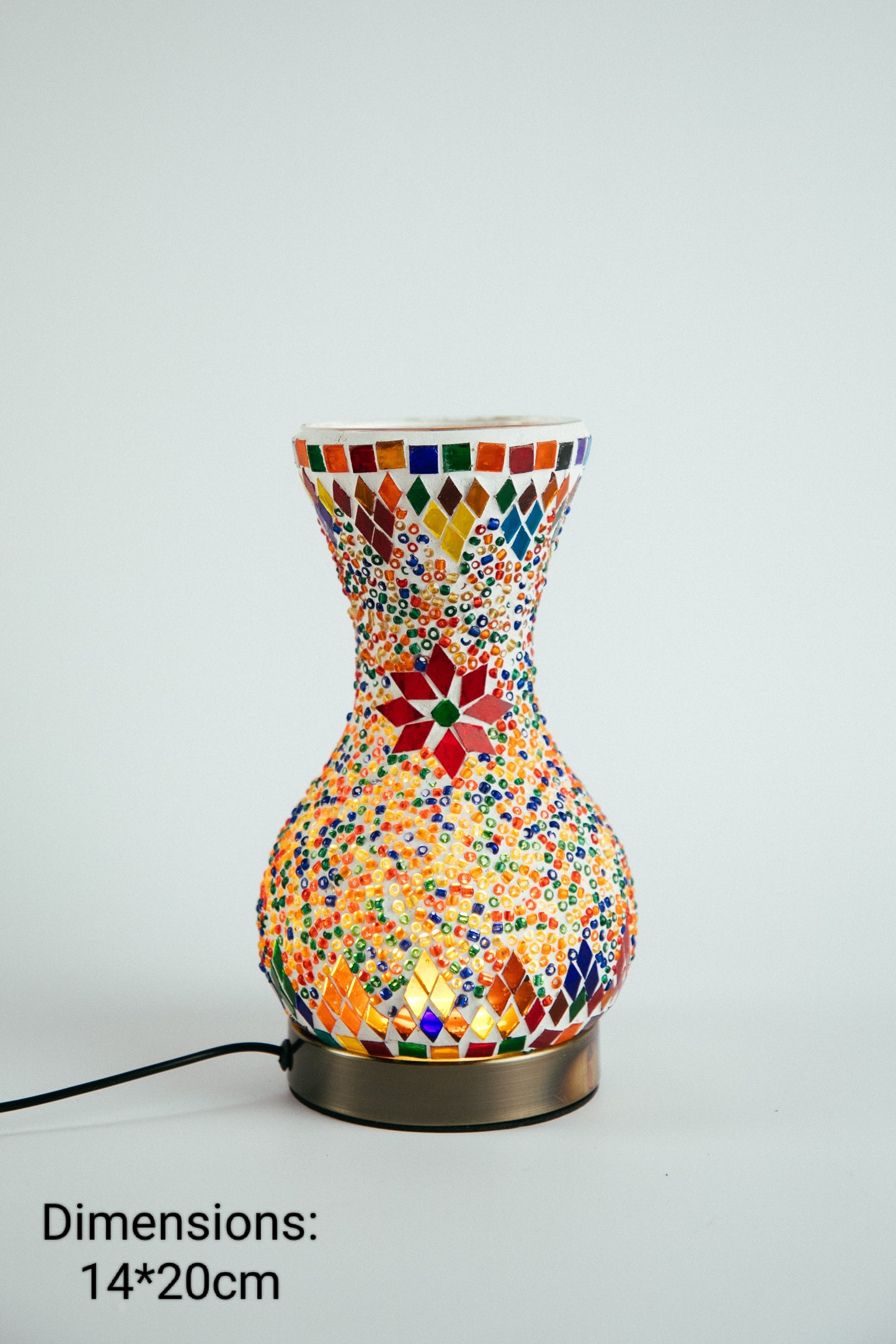 Mosaic Flower Vase Style 3 (5 Colours)