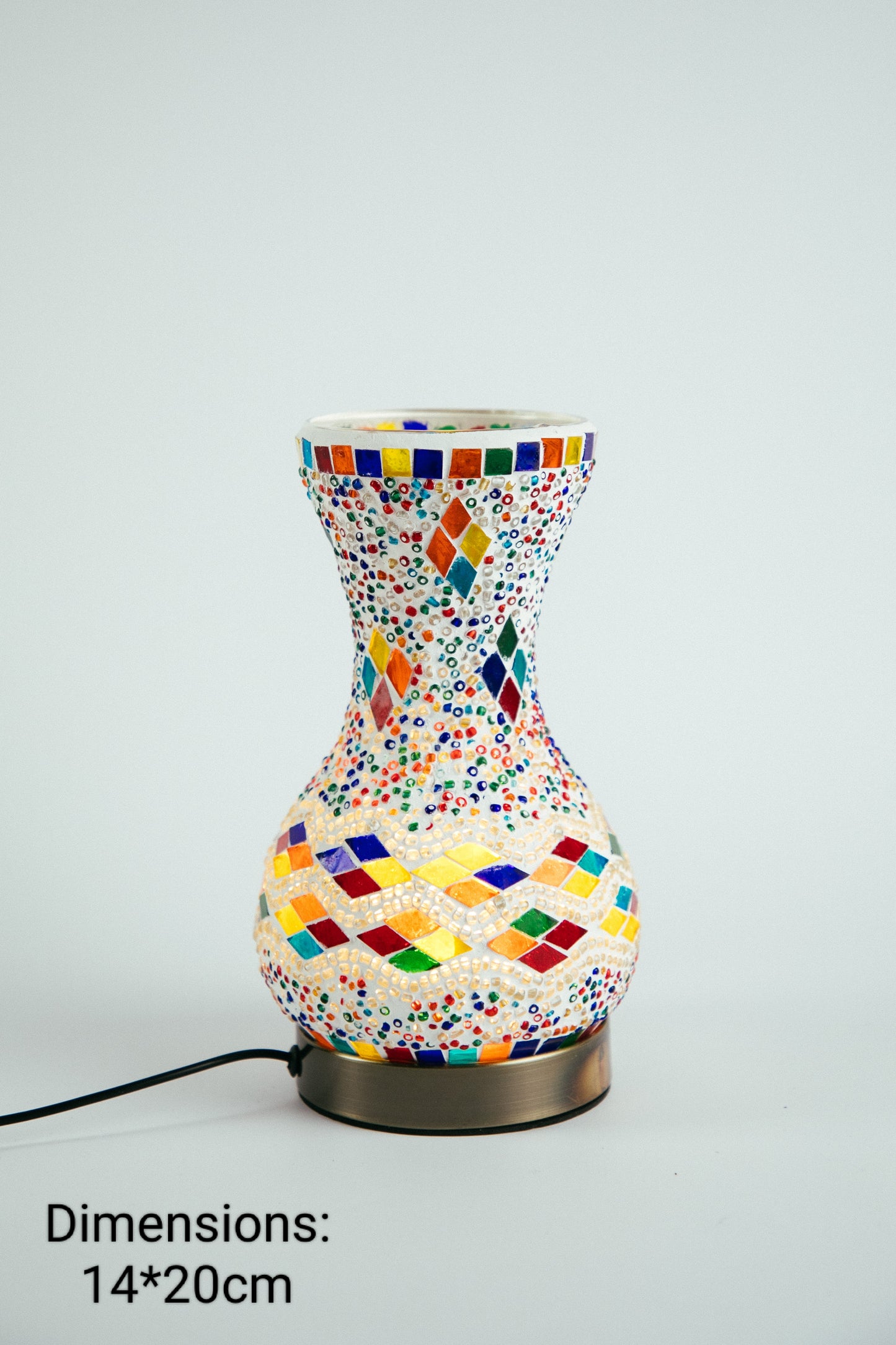 Mosaic Flower Vase Style 3 (5 Colours)