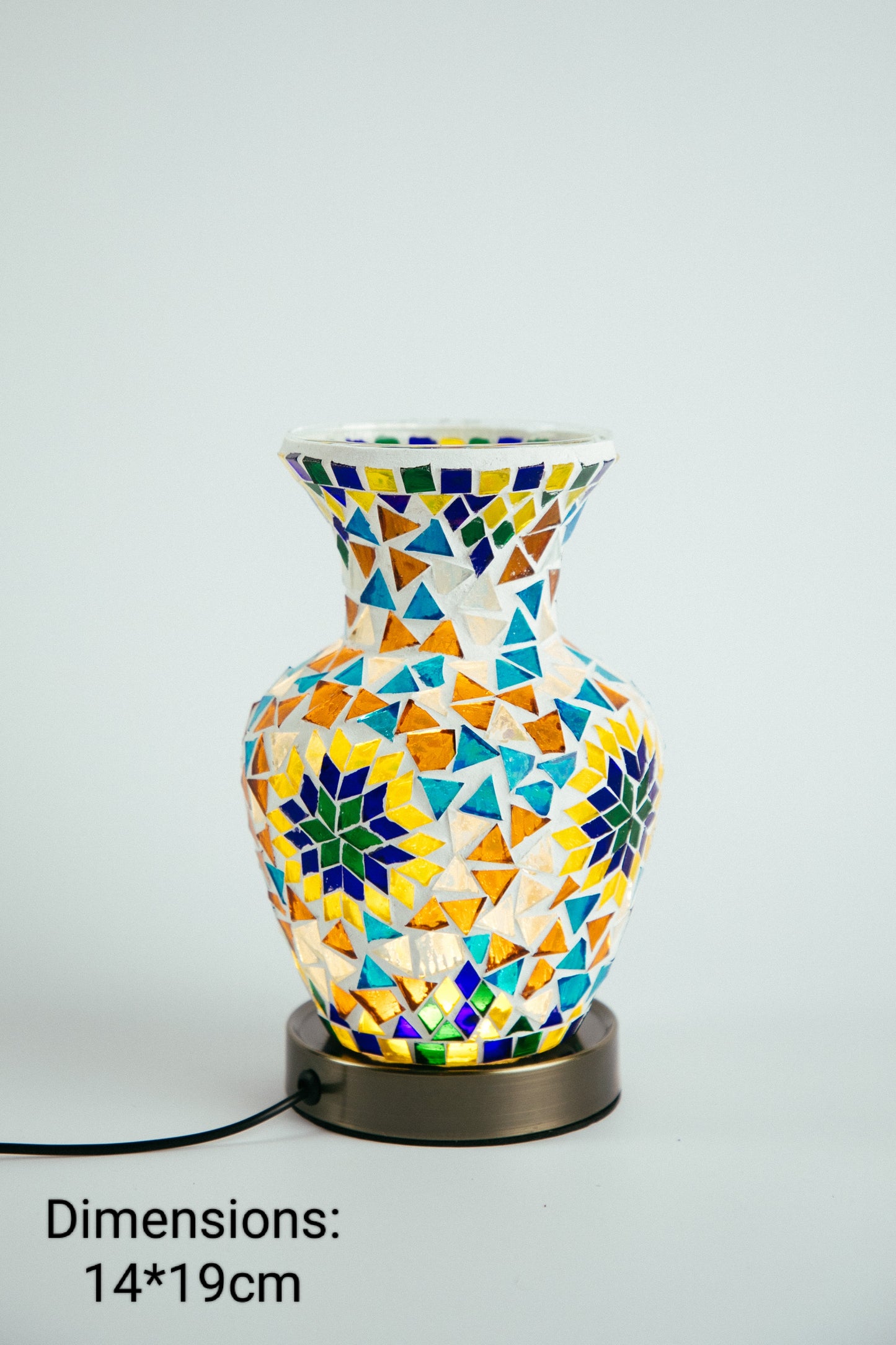 Mosaic Flower Vase Style 5 (7 Colours)