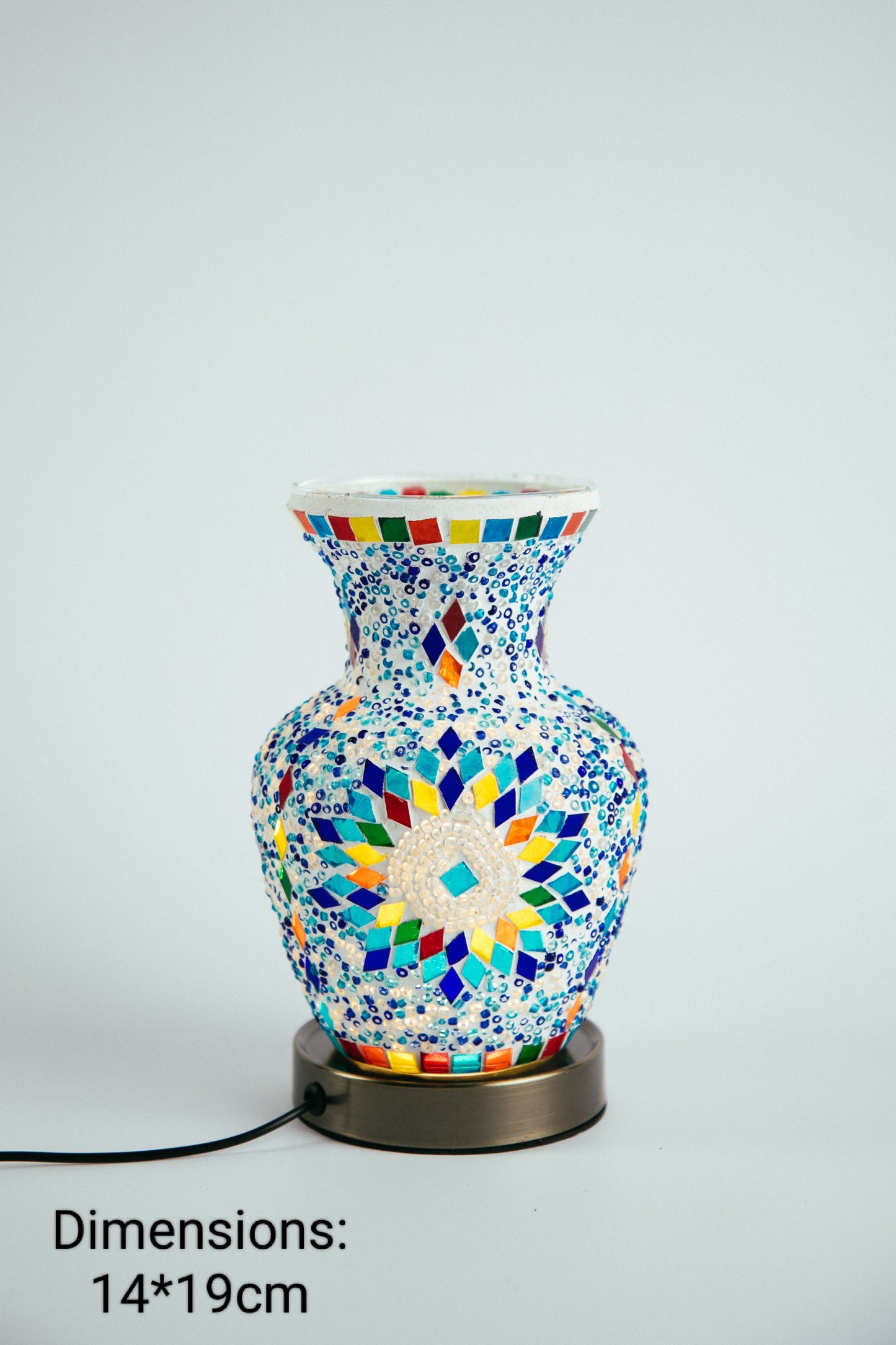 Mosaic Flower Vase Style 5 (7 Colours)