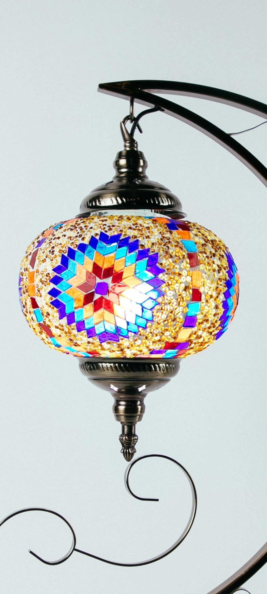 Moroccan Moon Table Lamp (10 Colours)