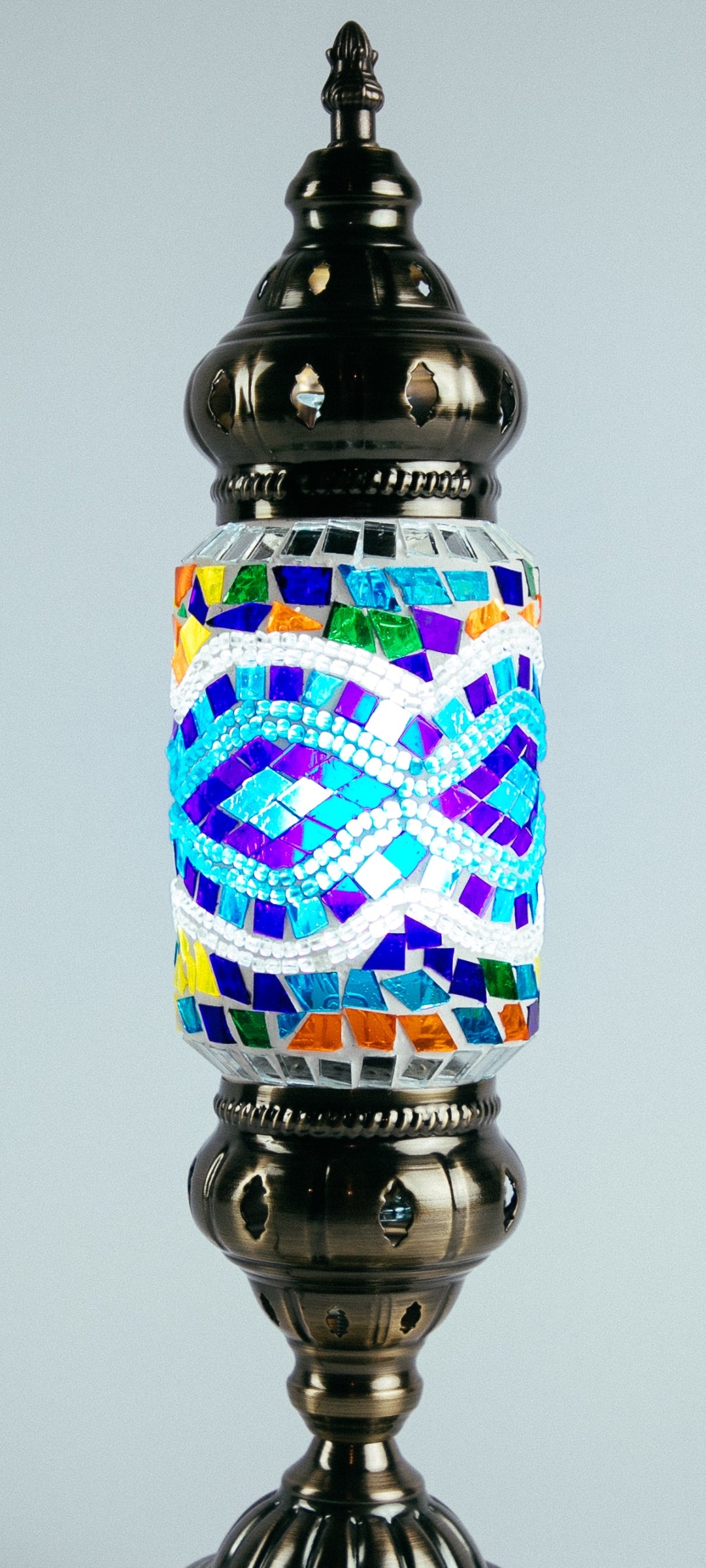 Moroccan Lantern Table Lamp (16 Colours)