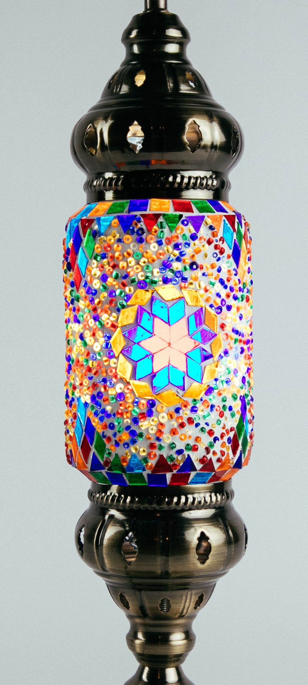 Moroccan Lantern Table Lamp (16 Colours)