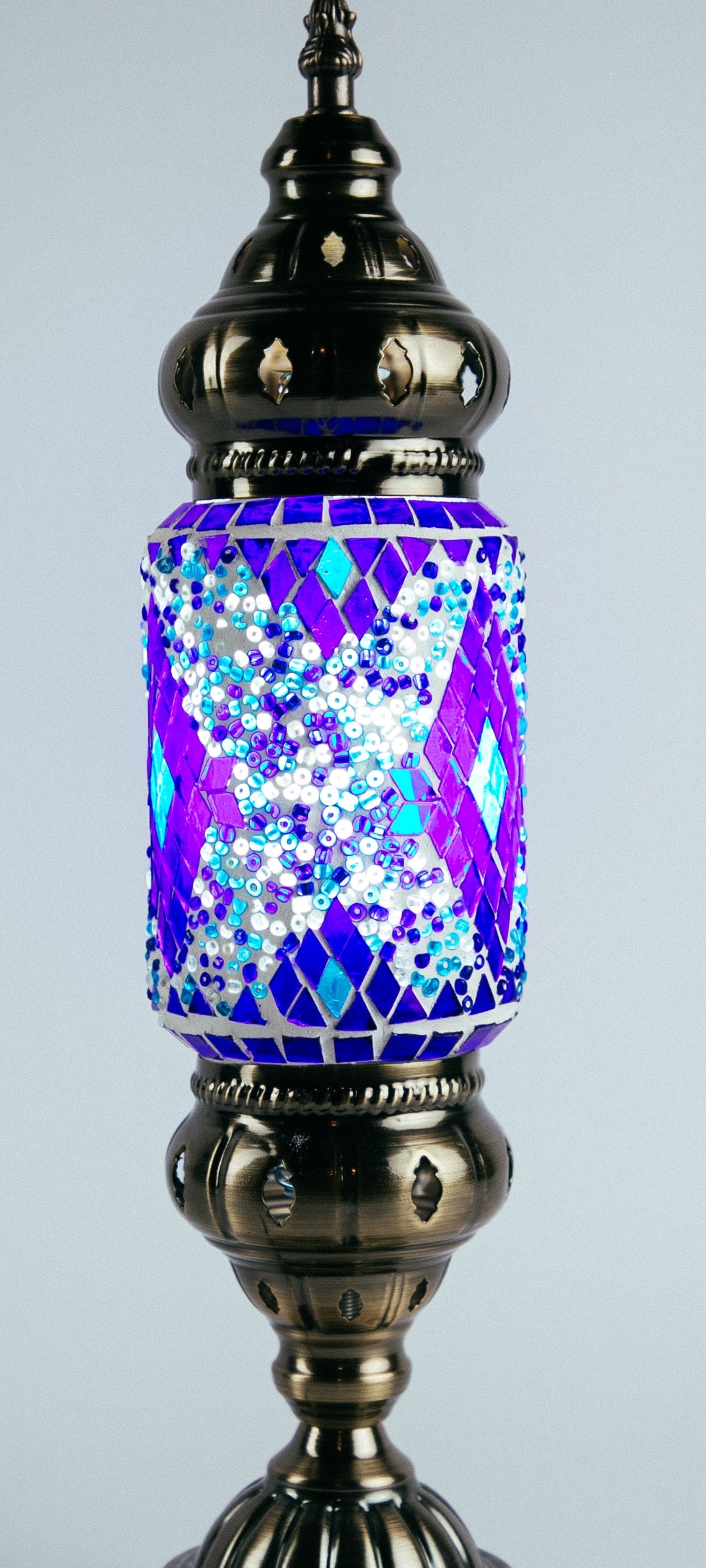 Moroccan Lantern Table Lamp (16 Colours)