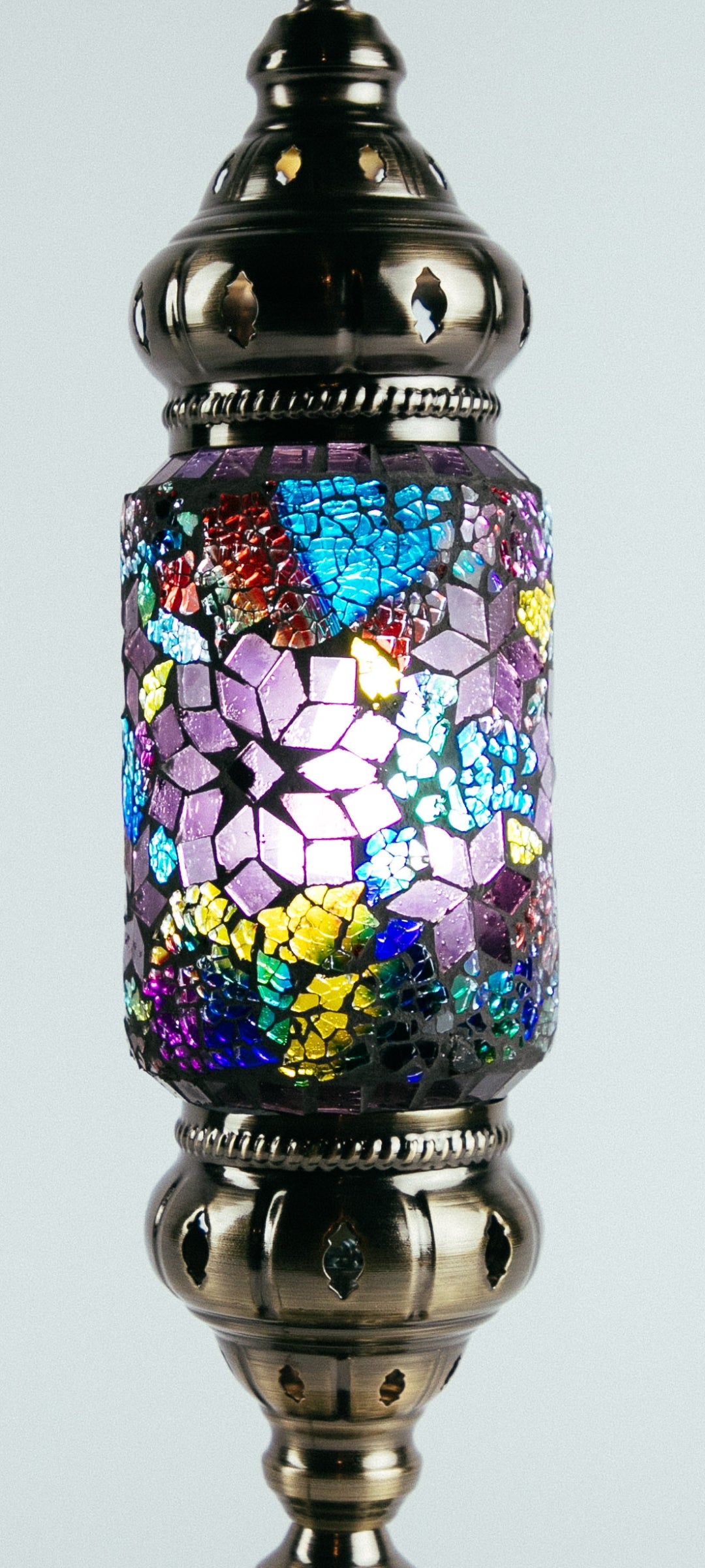 Moroccan Lantern Table Lamp (16 Colours)